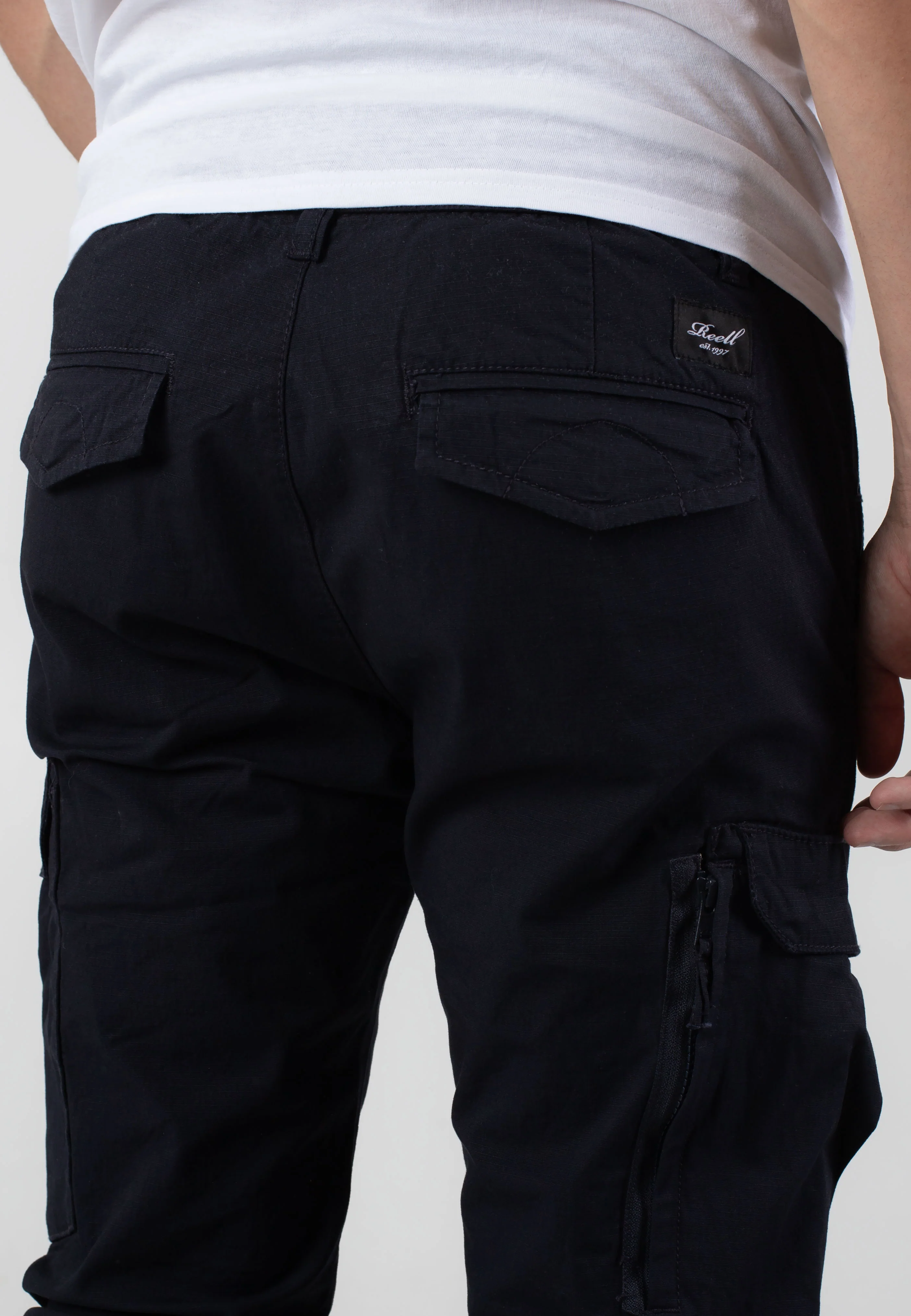 REELL - Reflex Easy Cargo BR Midnight Indigo - Pants - Image 6