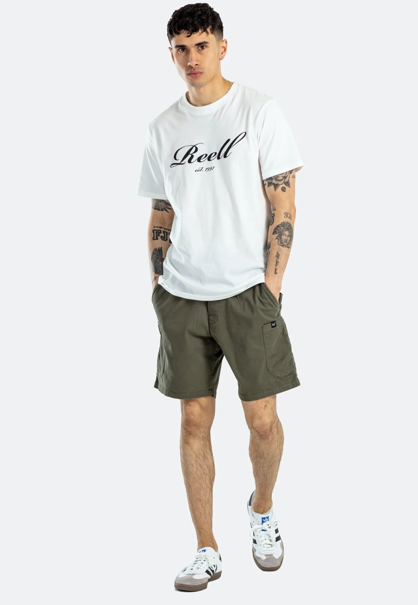 REELL - Reflex Easy Cargo Short Olive - Shorts - Image 3