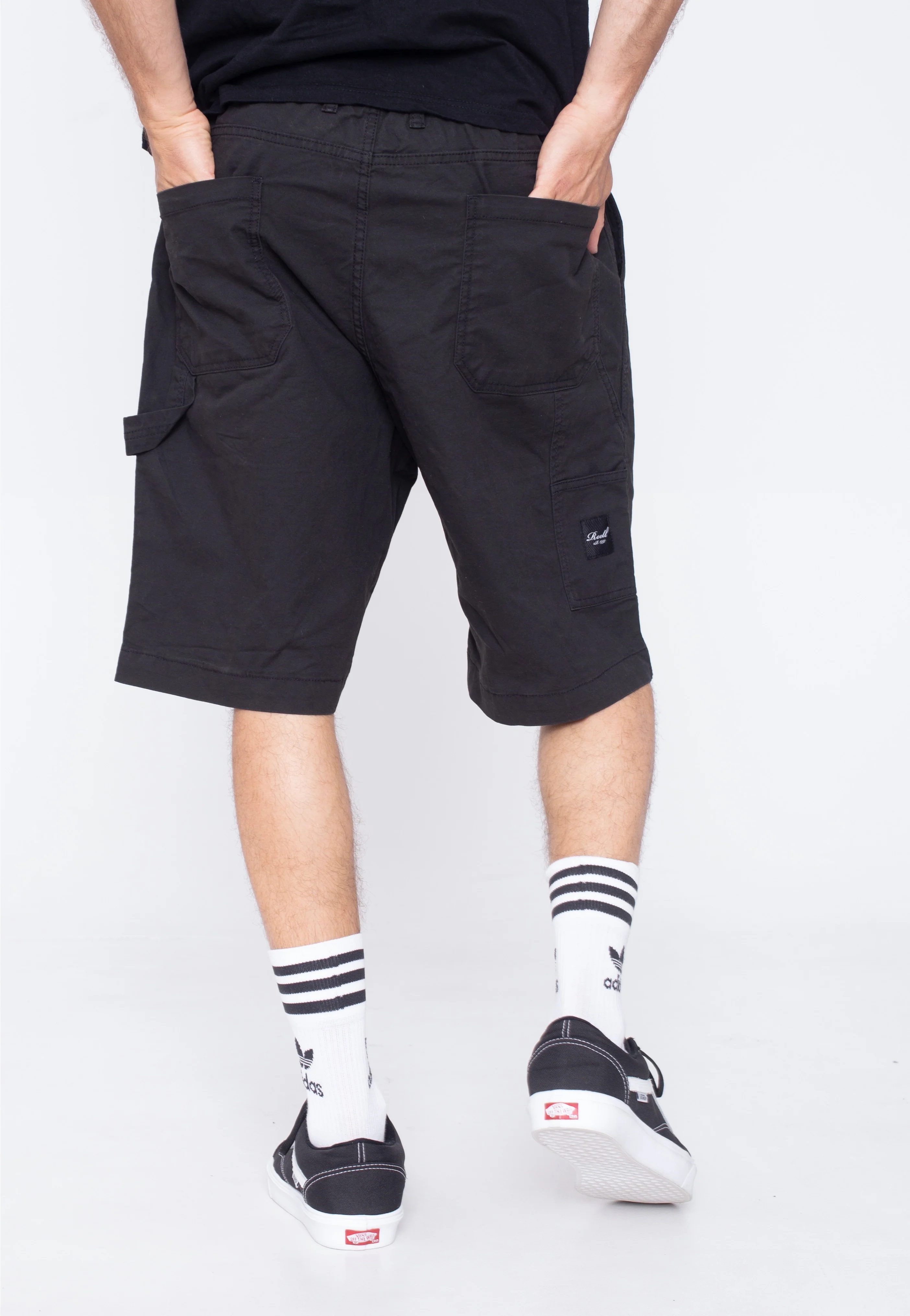 REELL - Reflex Hustler Black Canvas - Shorts - Image 3