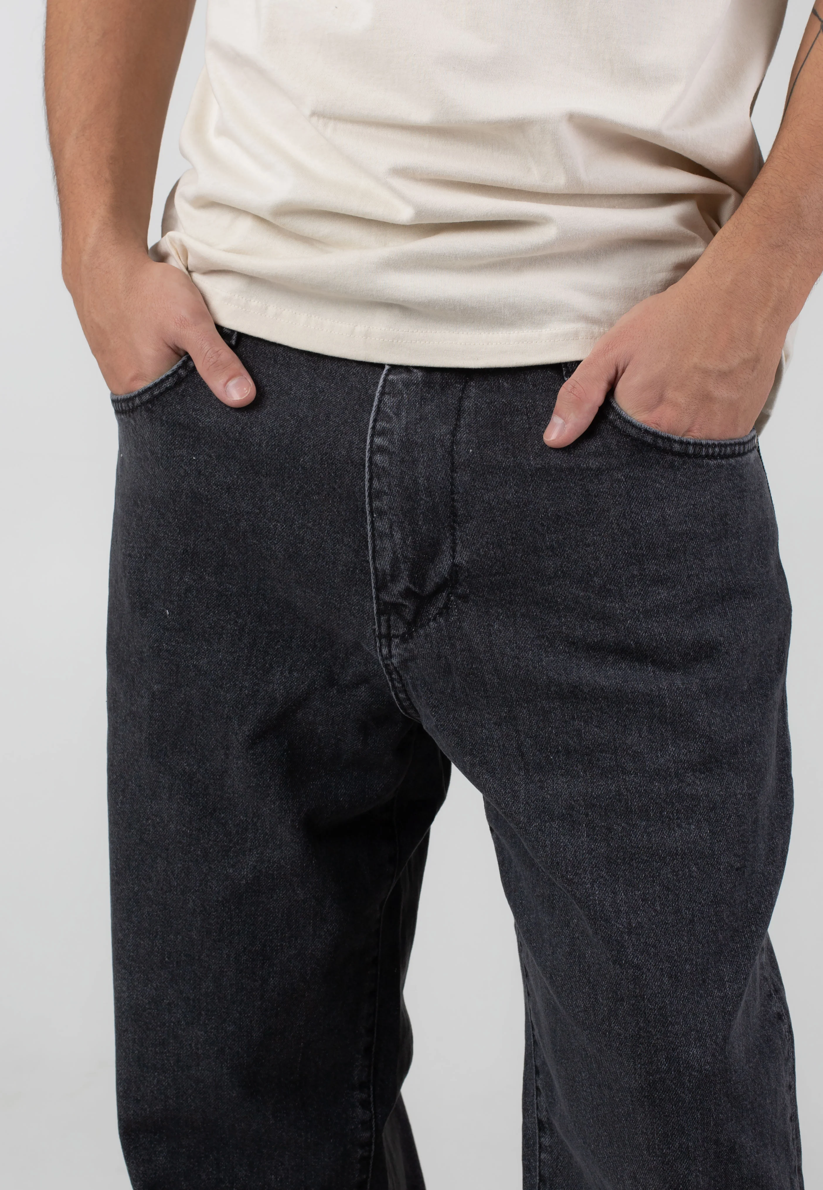 REELL - Solid Zero's Stone Black - Jeans - Image 7