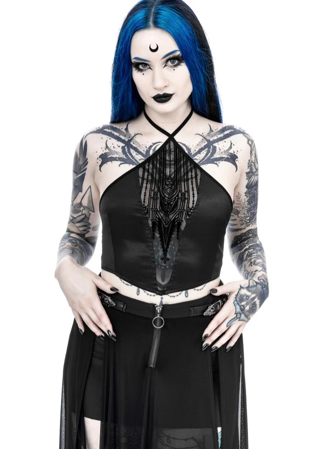 Restyle - Afterlife Halterneck Black - Top
