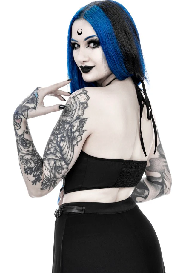 Restyle - Afterlife Halterneck Black - Top - Image 2