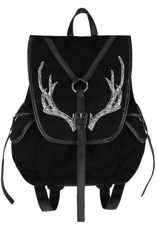 Restyle - Antlers Pagan Black - Backpack - Image 3