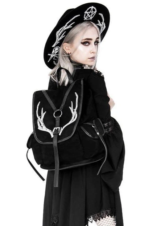 Restyle - Antlers Pagan Black - Backpack - Image 6