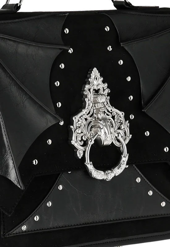 Restyle - Bat Knocker Messenger Black - Bag - Image 7