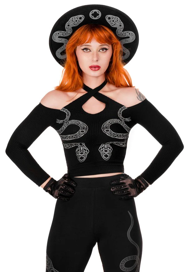 Restyle - Cathedral Snake Black - Top - Image 3