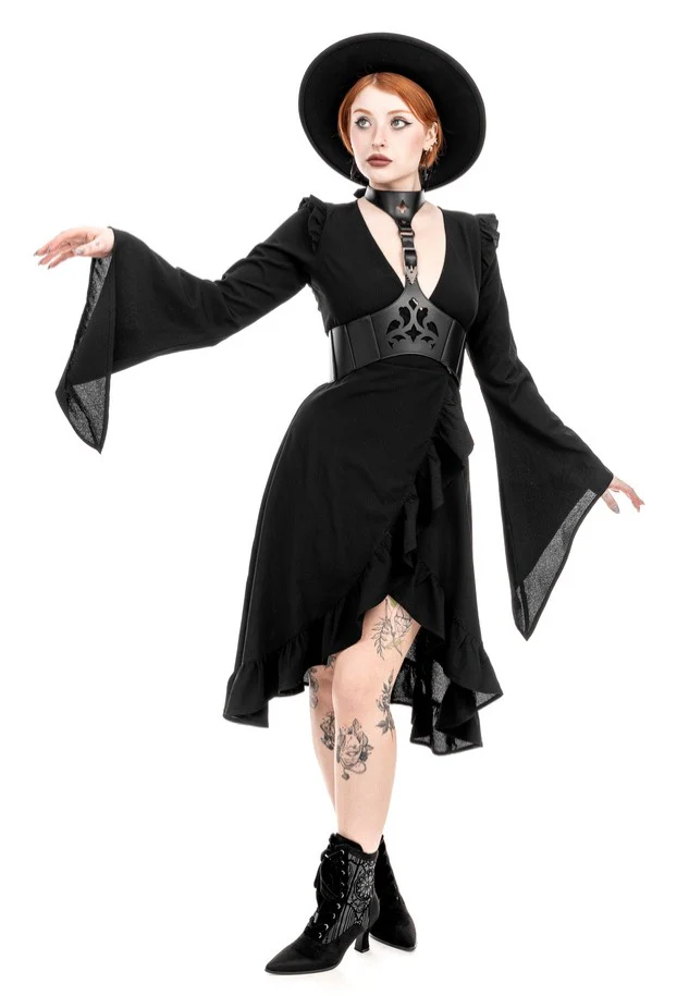 Restyle - Cathedralis Black - Dress - Image 9
