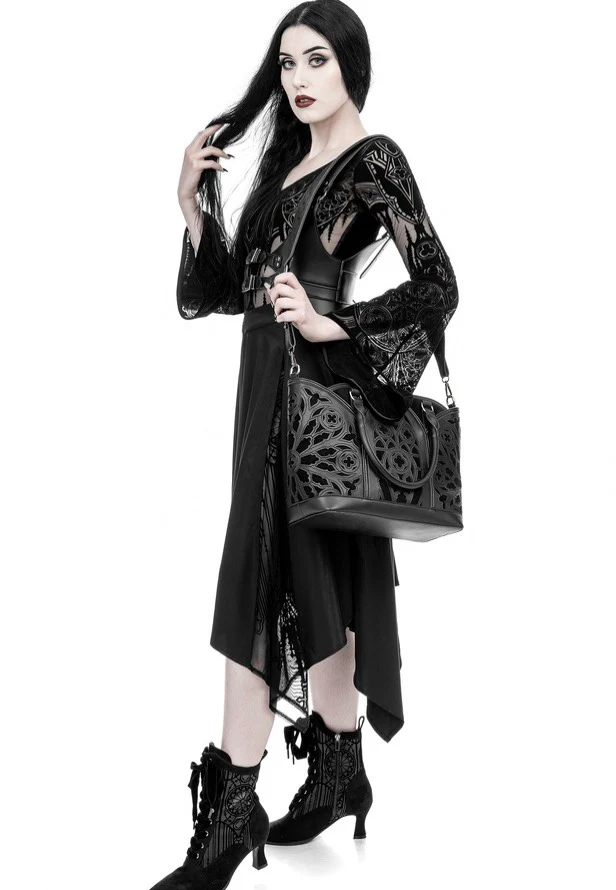 Restyle - Gothic Chapel Vneck Black - Body - Image 6