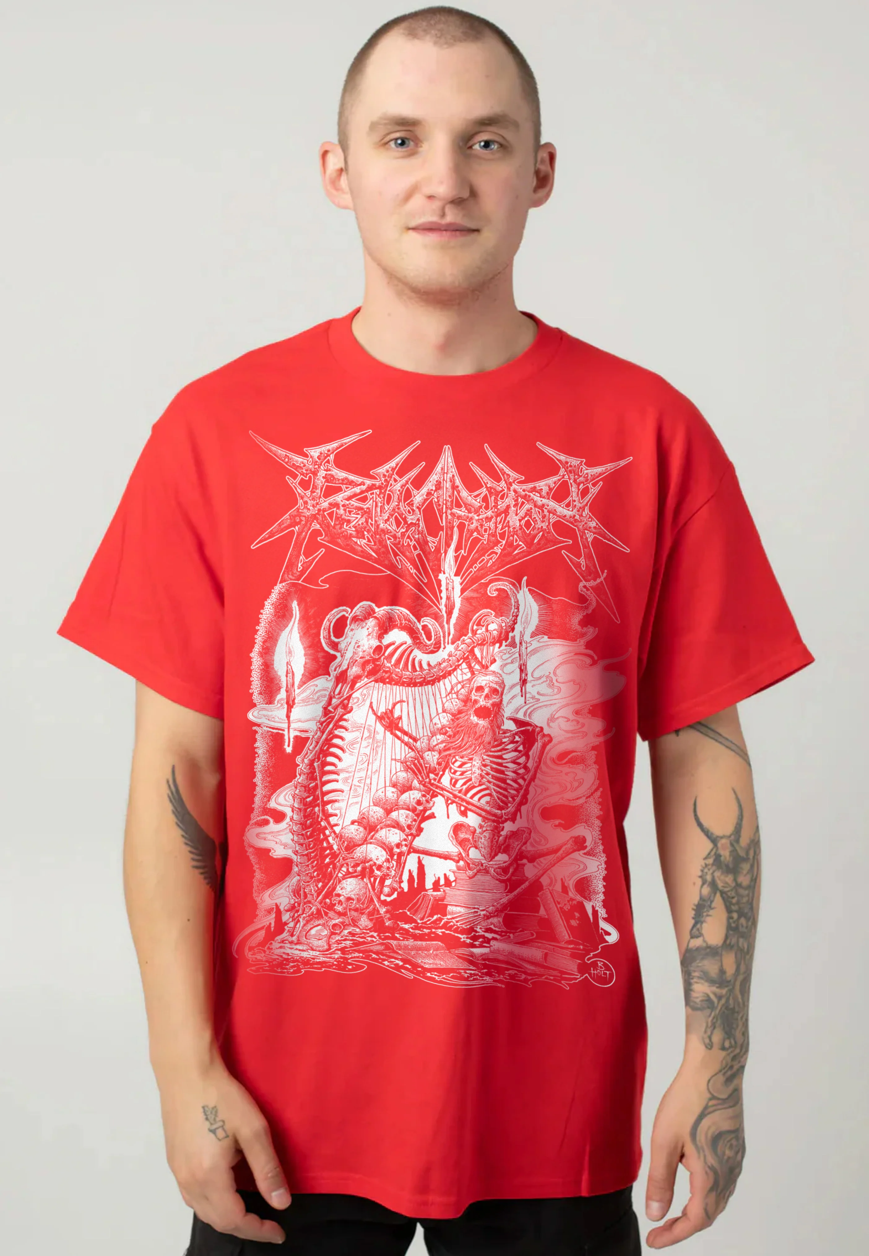 Revocation - Opus Red - T-Shirt