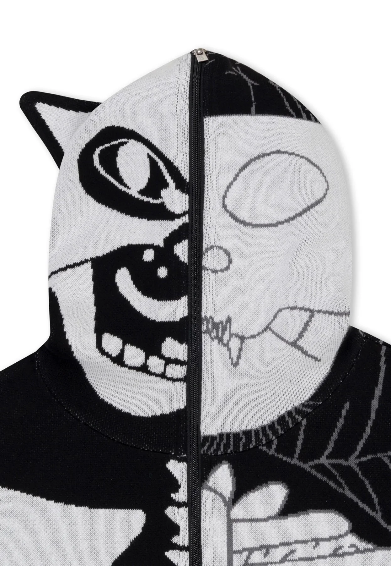 RIPNDIP - Skelly Nerm Black/White - Zipper - Image 4