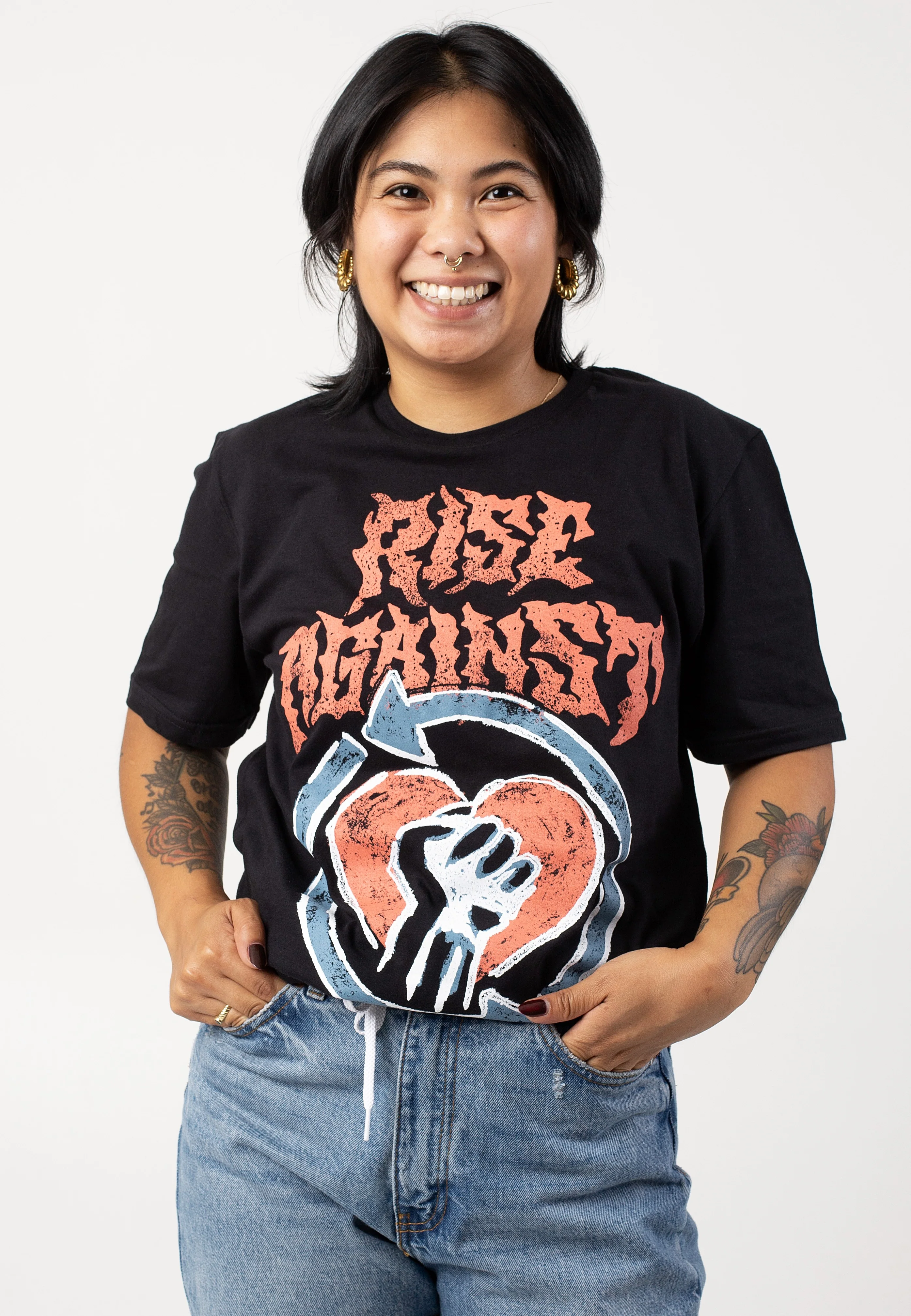 Rise Against - Chalk Heartfist - T-Shirt - Image 5