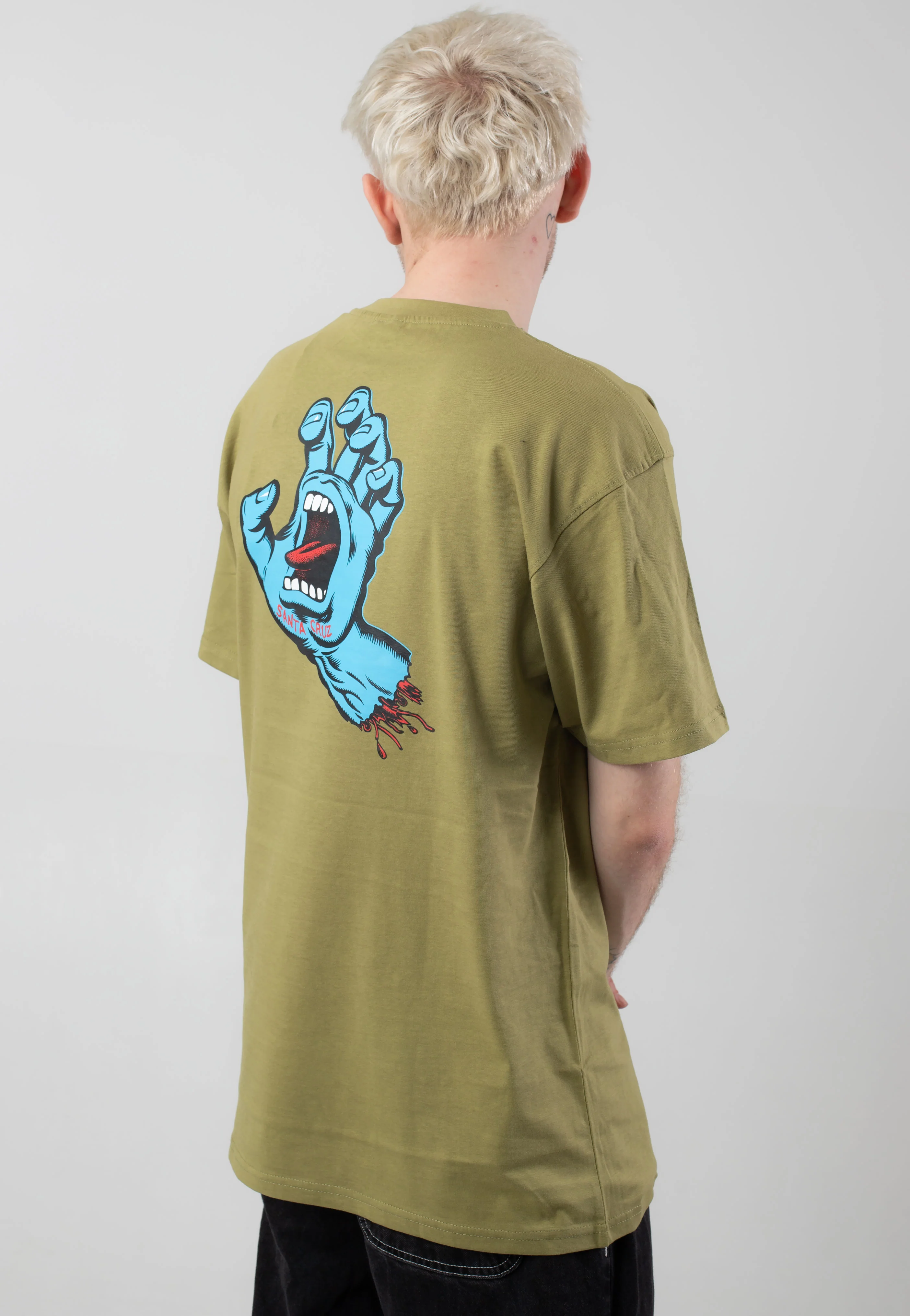 Santa Cruz - Screaming Hand Chest Iguana - T-Shirt