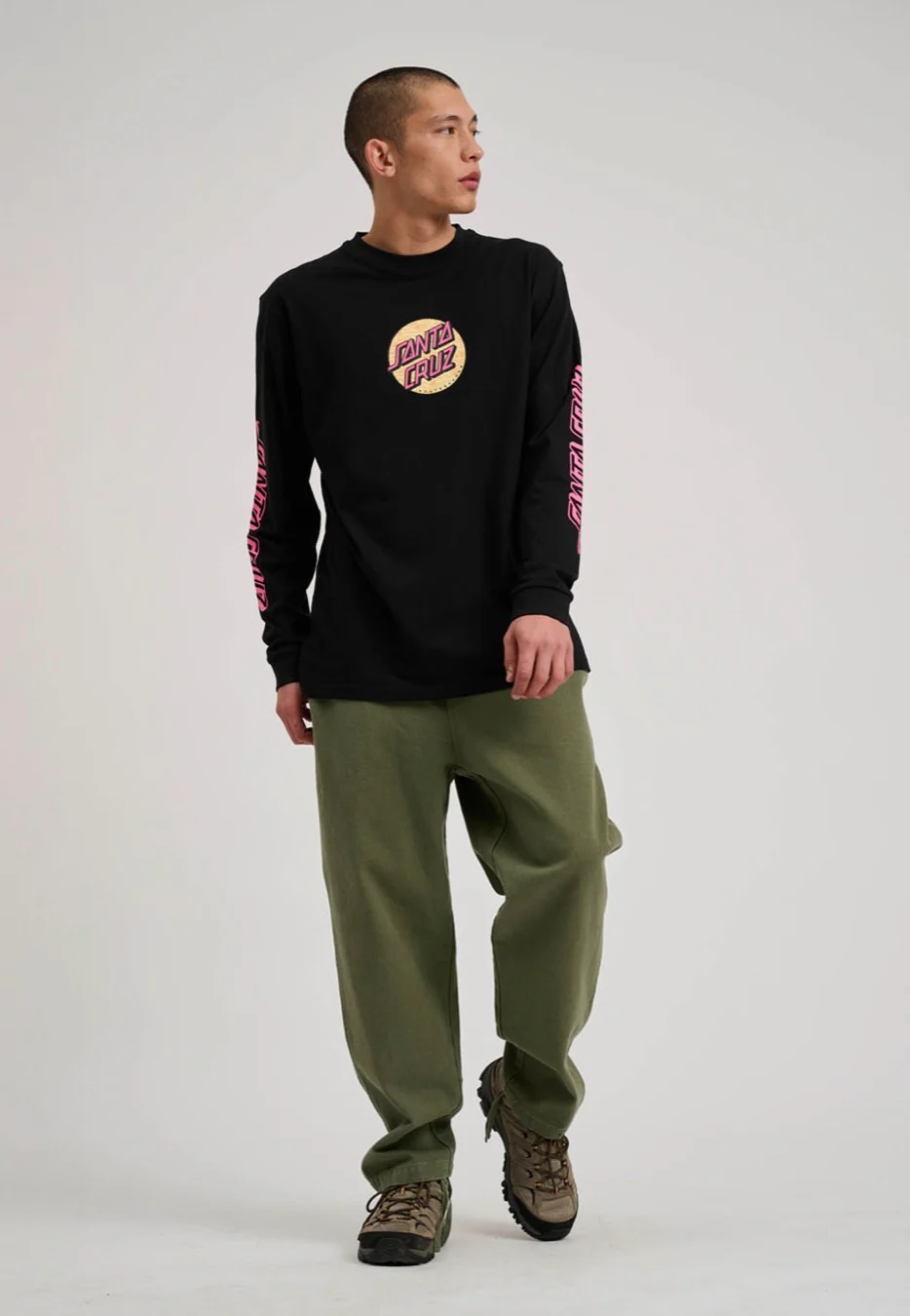 Santa Cruz - Wagon Dot Front Black - Longsleeve - Image 2