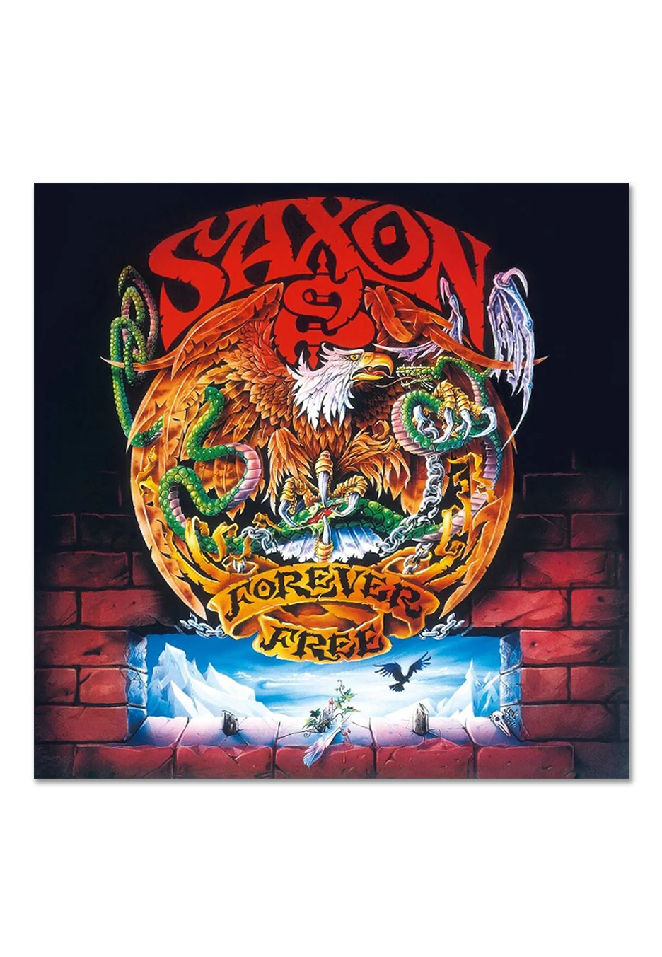 Saxon - Forever Free Ltd. White - Colored Vinyl - Image 2