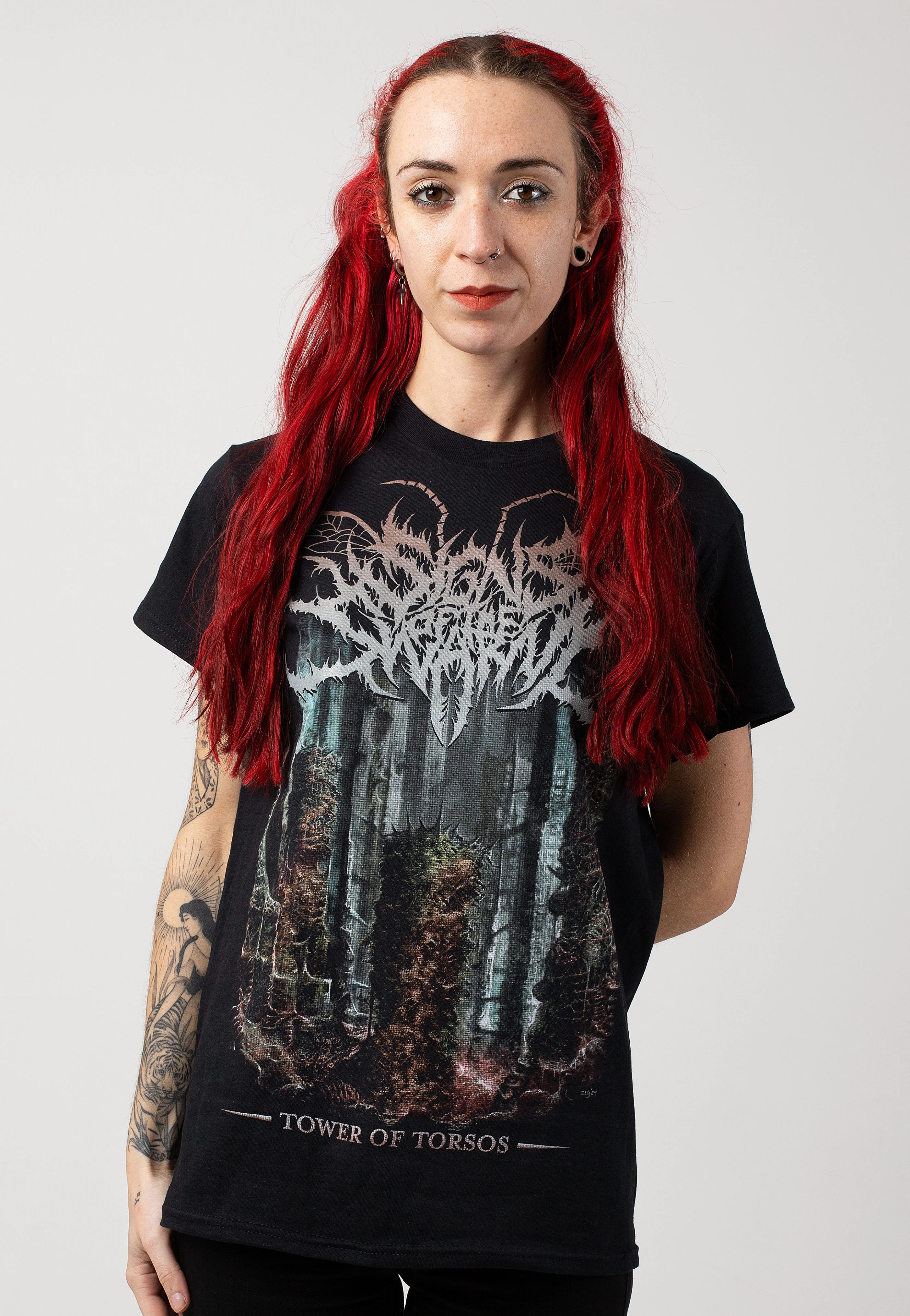 Signs Of The Swarm - Tower Of Torsos - T-Shirt - Image 5