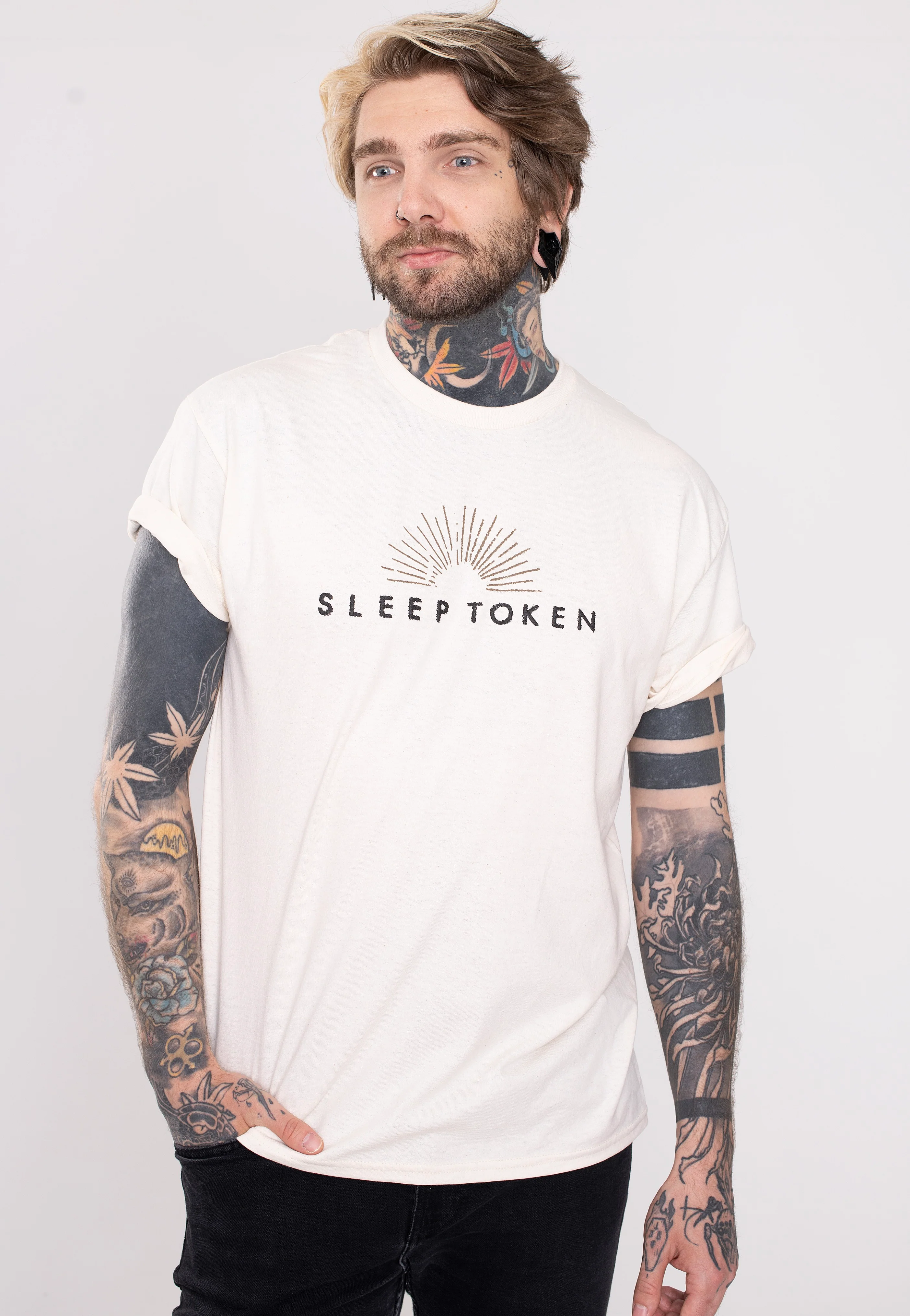 Sleep Token - 3D Rain Natural - T-Shirt - Image 3