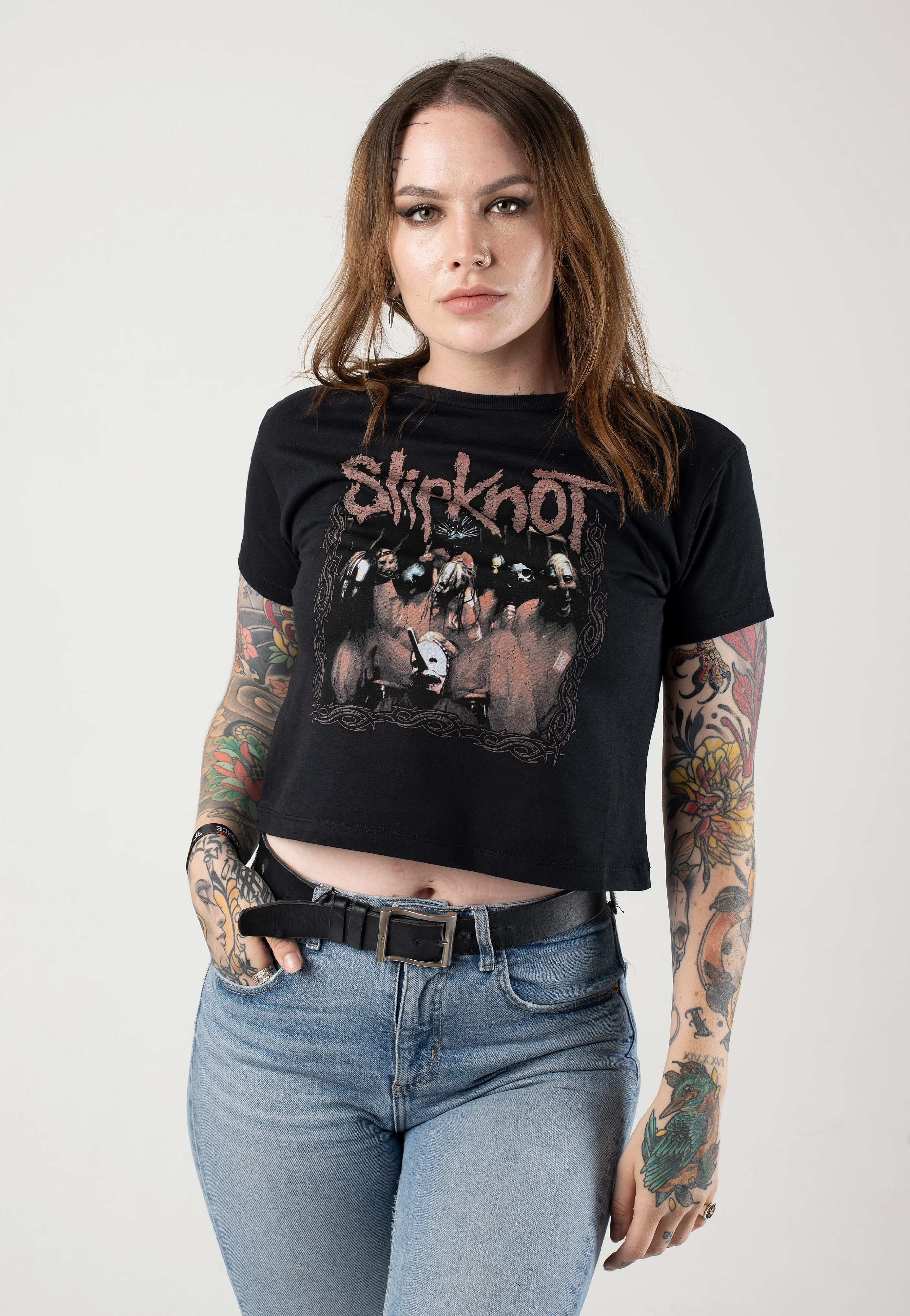 Slipknot - Band Frame Cropped - T-Shirt - Image 2