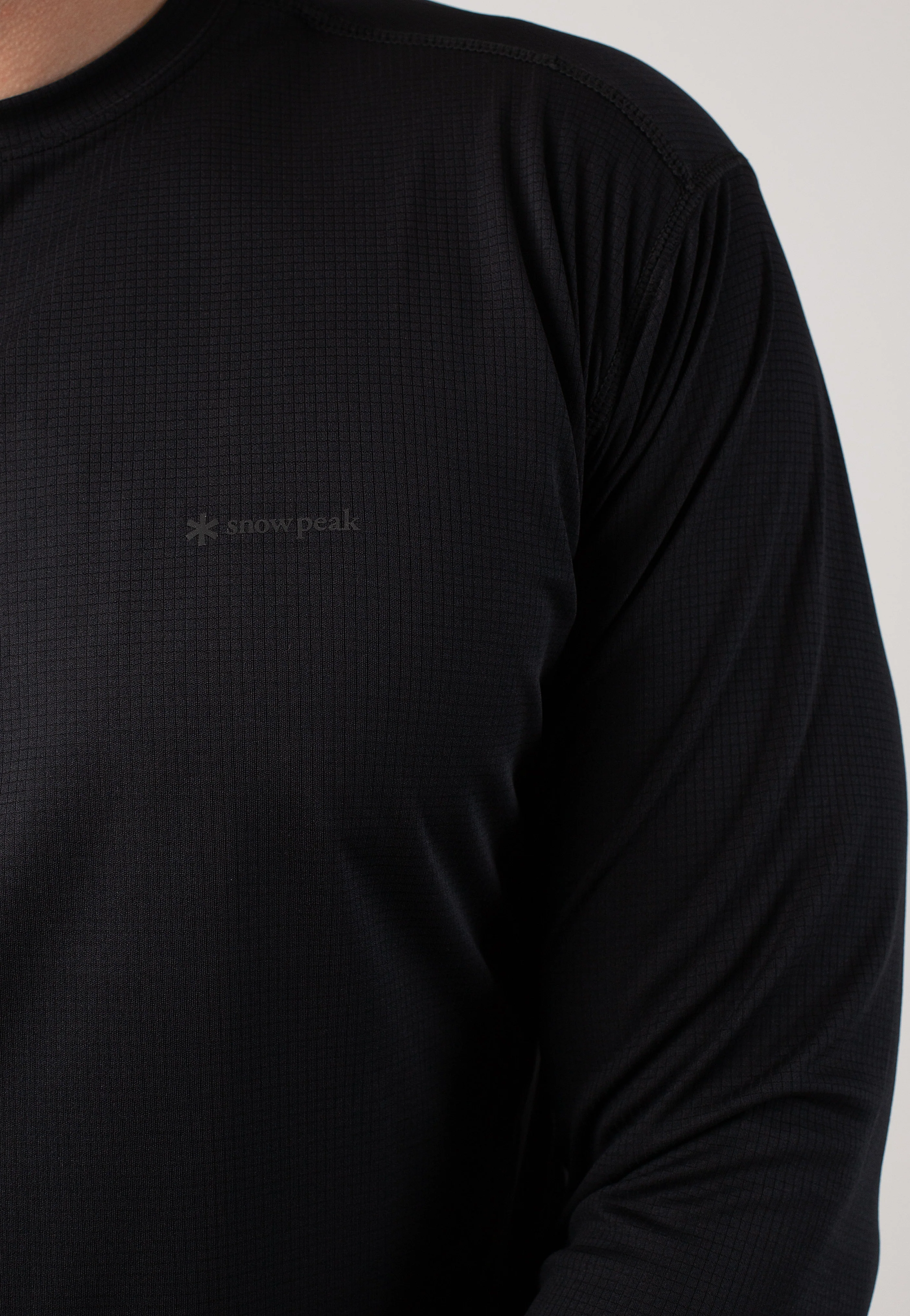 Snow Peak - Pe Power Dry Black - Longsleeve - Image 2