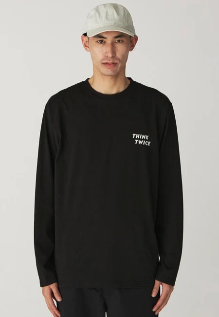 Snow Peak - Think Twice Black - Longsleeve