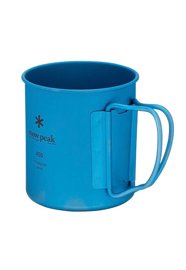 Snow Peak - Titanium Single 450 Blue - Mug - Image 4