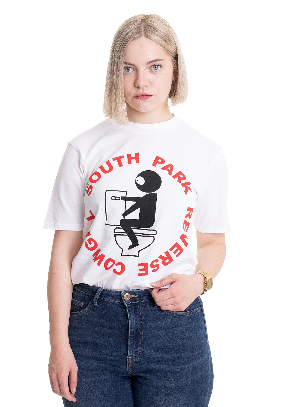 South Park - Reverse Cowgirl White - T-Shirt - Image 5