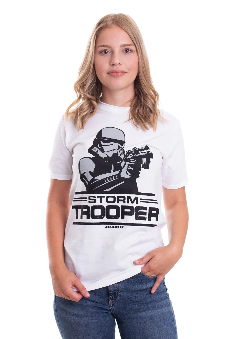 Star Wars - Aiming Stormtrooper White - T-Shirt - Image 5