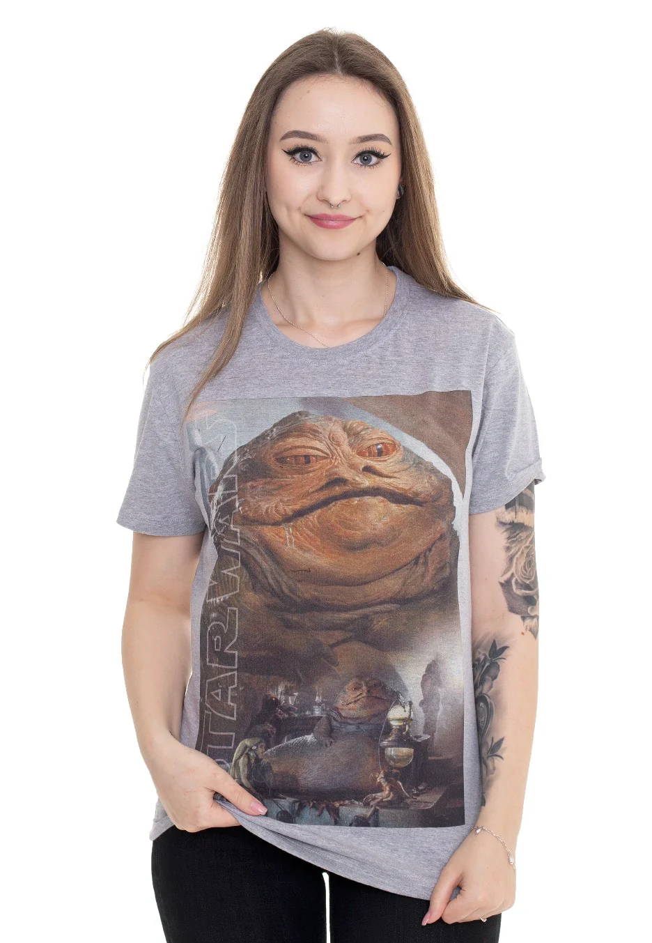 Star Wars - Jabba The Hutt Grey - T-Shirt - Image 5