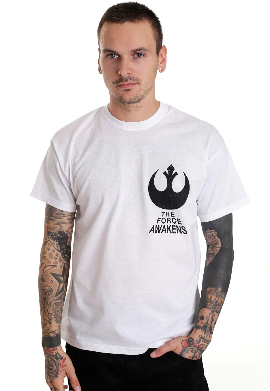 Star Wars: The Force Awakens - X Wing Fighter Rear White - T-Shirt