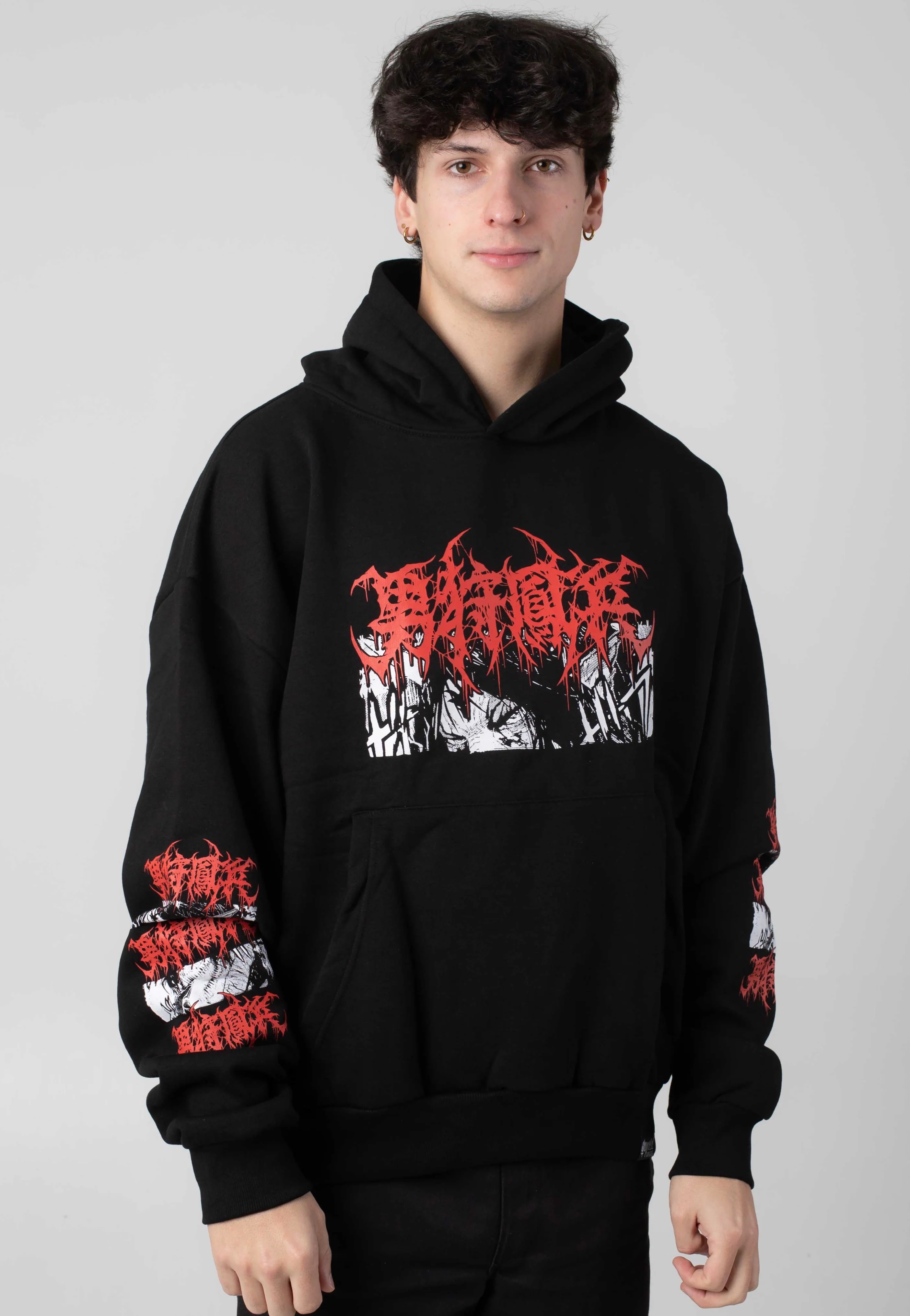 Stay Cold Apparel - Samurai Demon Oversized - Hoodie - Image 2