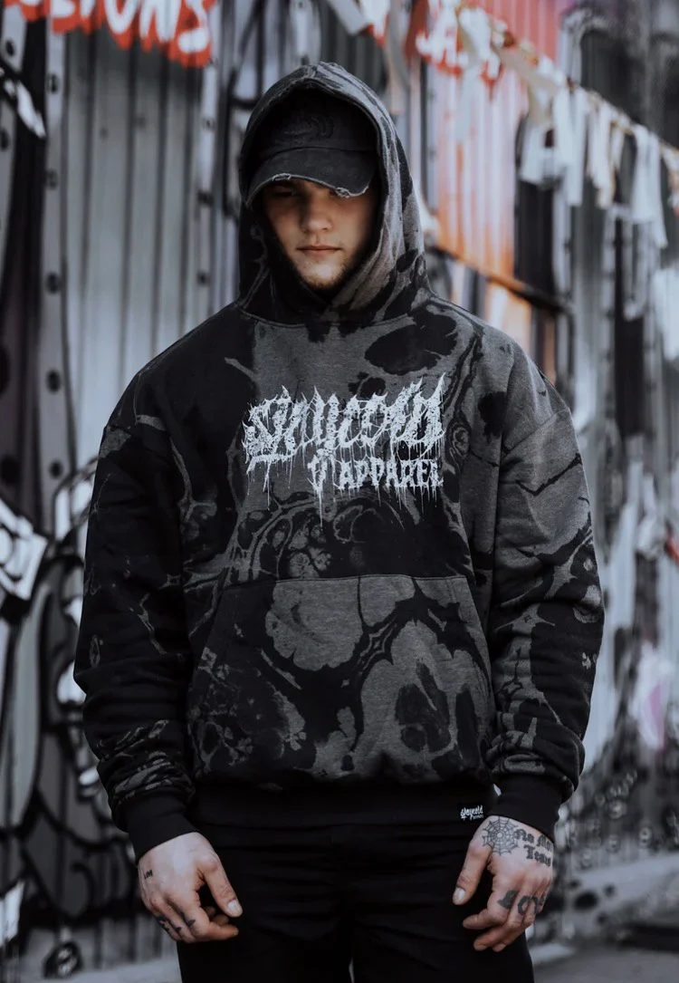 Stay Cold Apparel - Strangled Oversized Black - Hoodie - Image 2