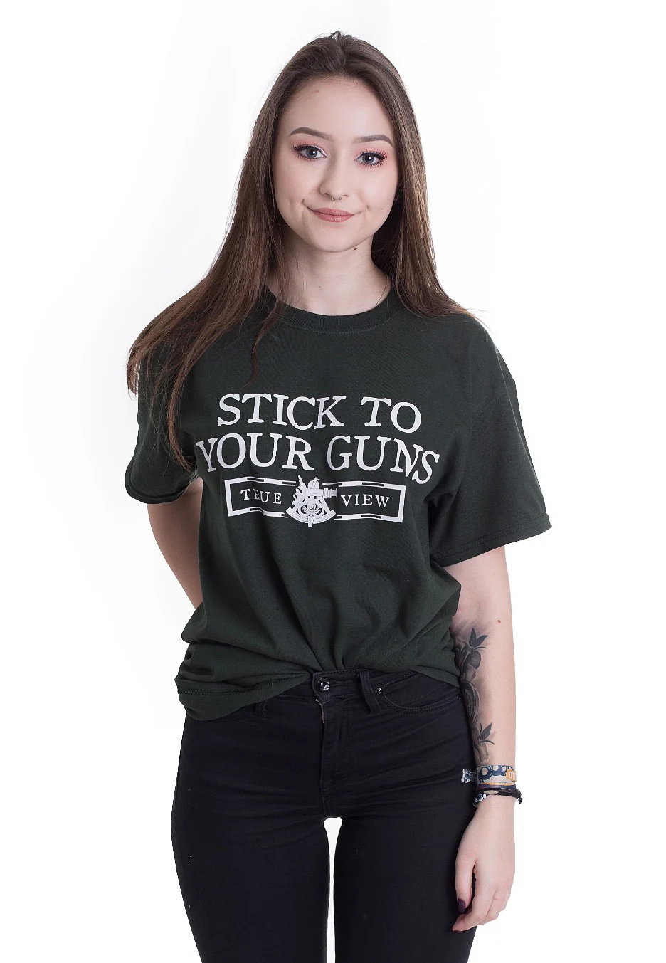 Stick To Your Guns - 56 Forest Green - T-Shirt - Image 5