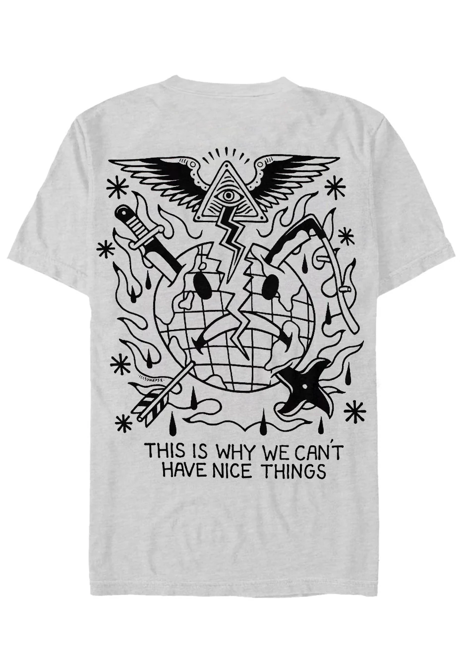 Stick To Your Guns - Nice Things Sportsgrey - T-Shirt - Image 2