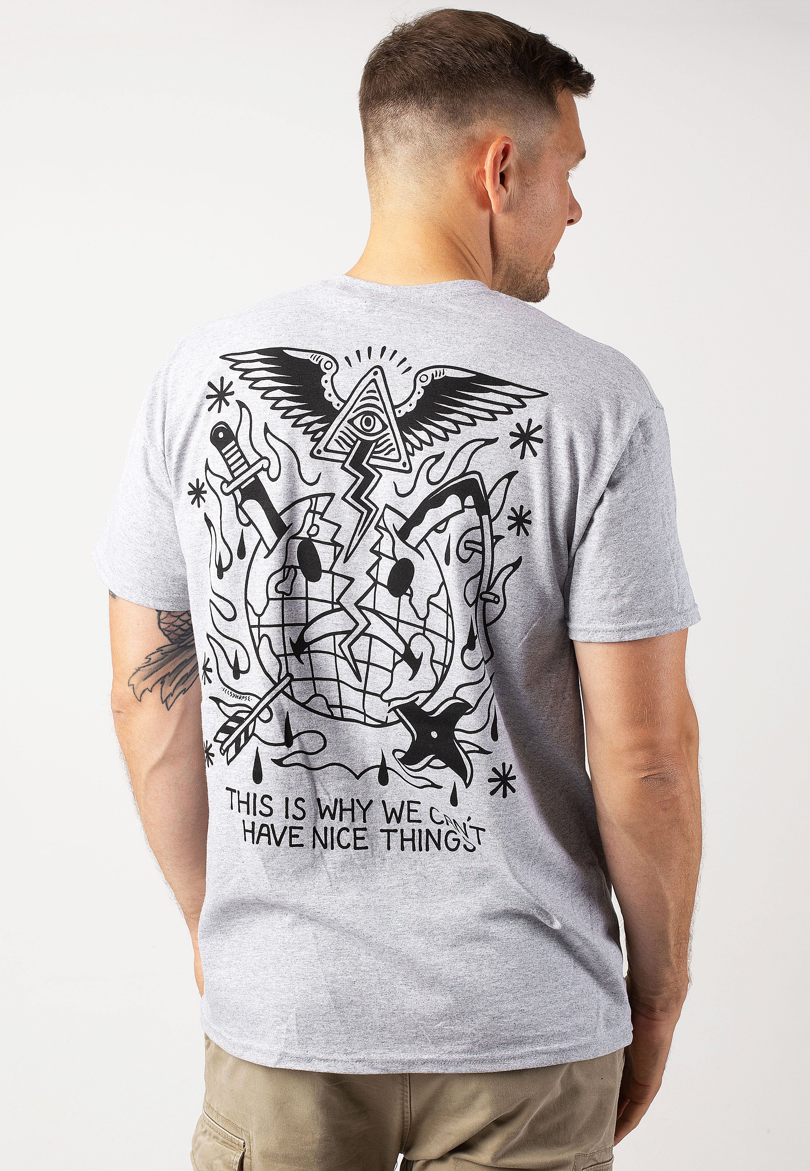 Stick To Your Guns - Nice Things Sportsgrey - T-Shirt - Image 4
