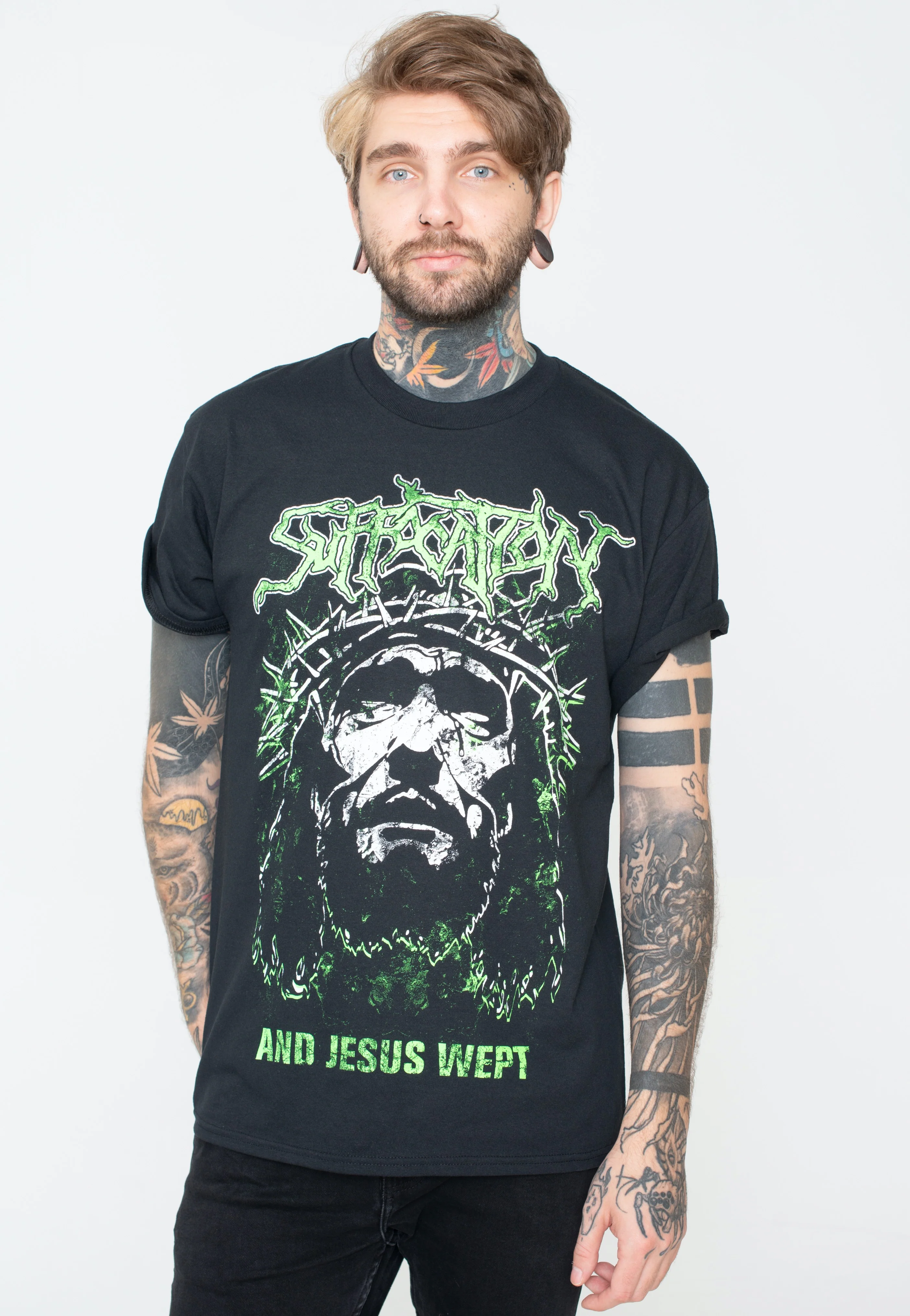 Suffocation - And Jesus Wept - T-Shirt - Image 3