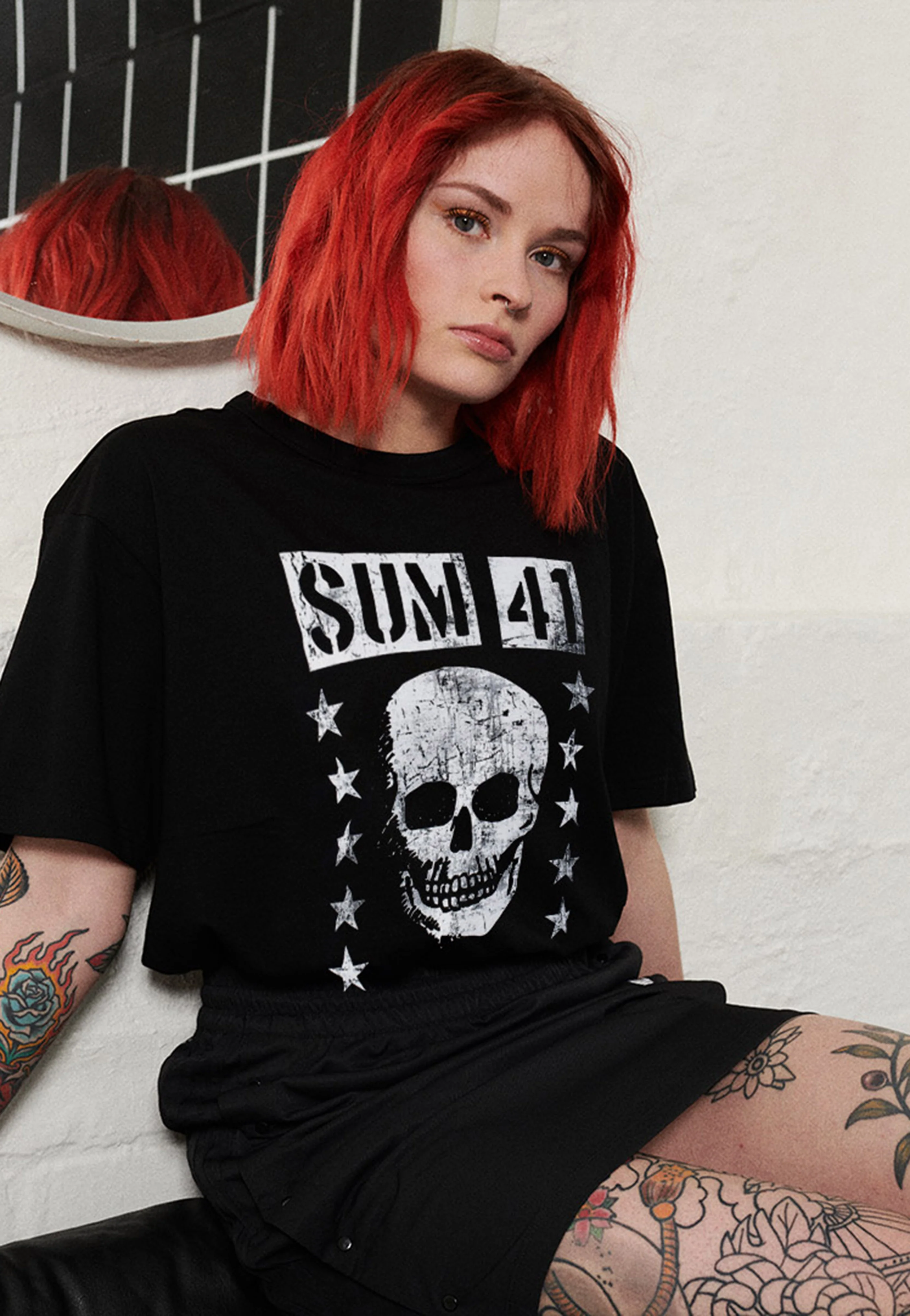 Sum 41 - Grinning Skull - T-Shirt - Image 3