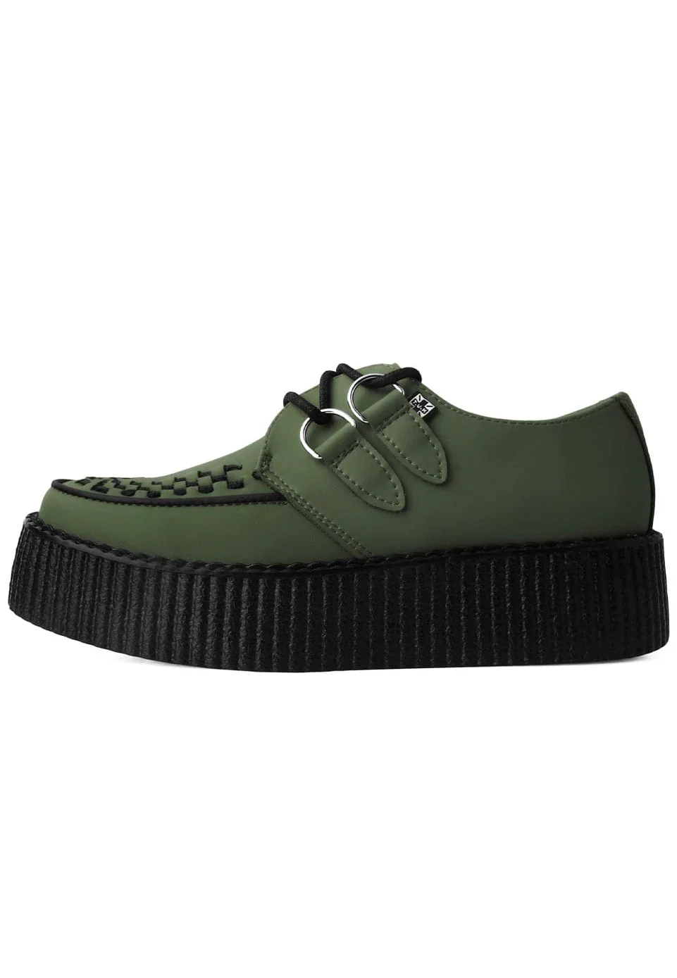 T.U.K. - Viva High Creeper Dark Green Vegan - Girl Shoes - Image 4