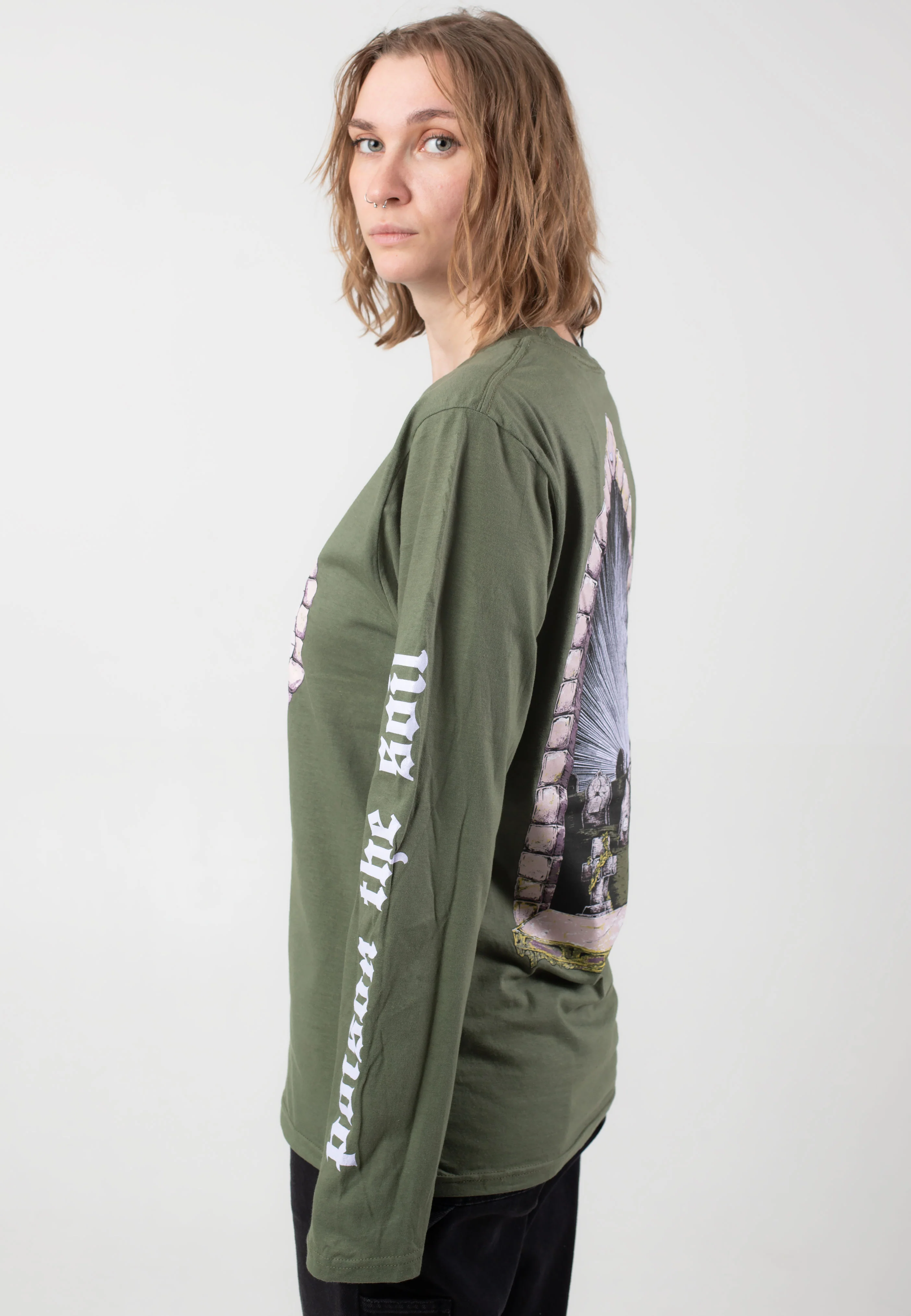 The Acacia Strain - Untended Grave Military Green - Longsleeve - Image 8