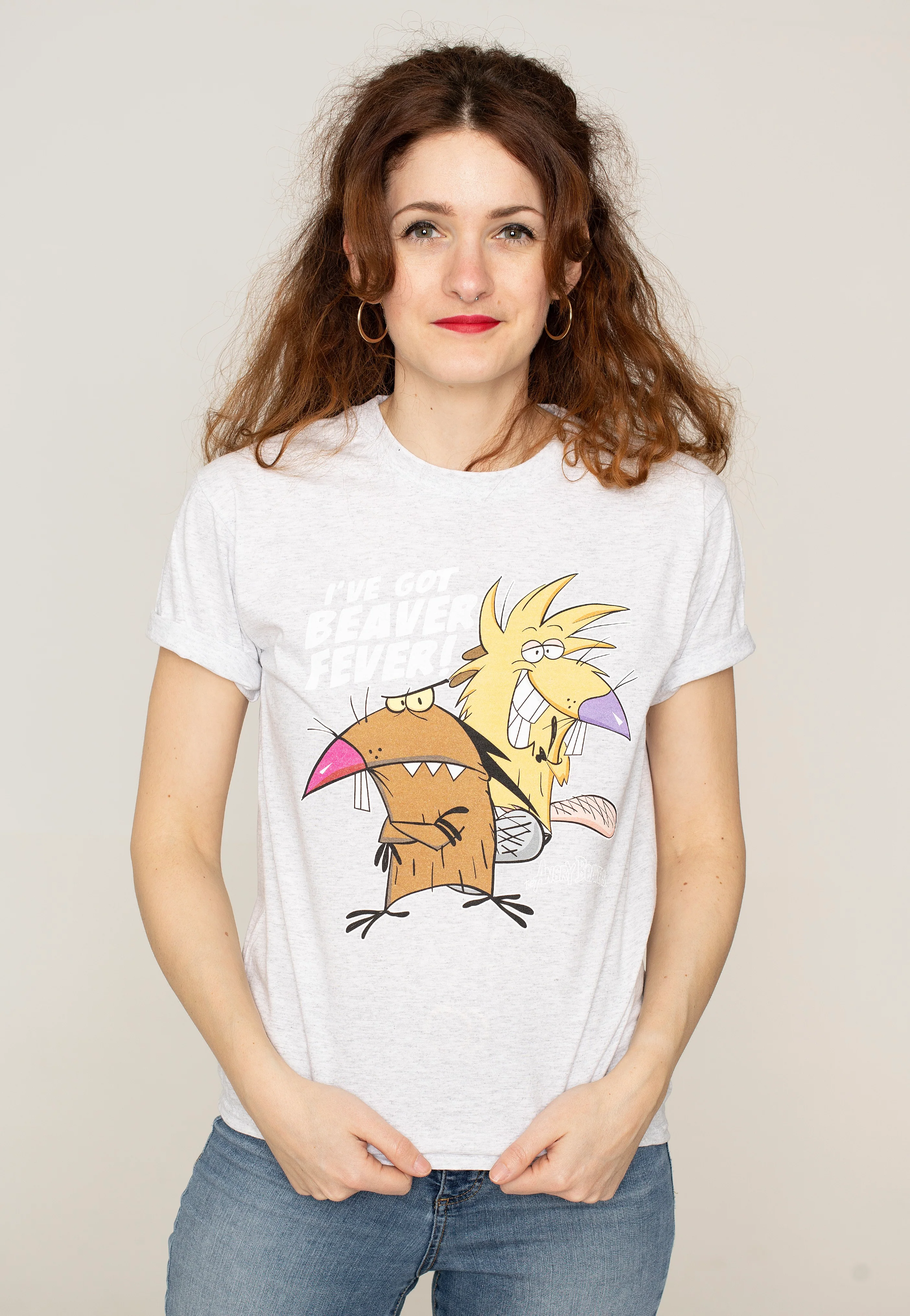 The Angry Beavers - Angry Beavers Ash Grey - T-Shirt - Image 5