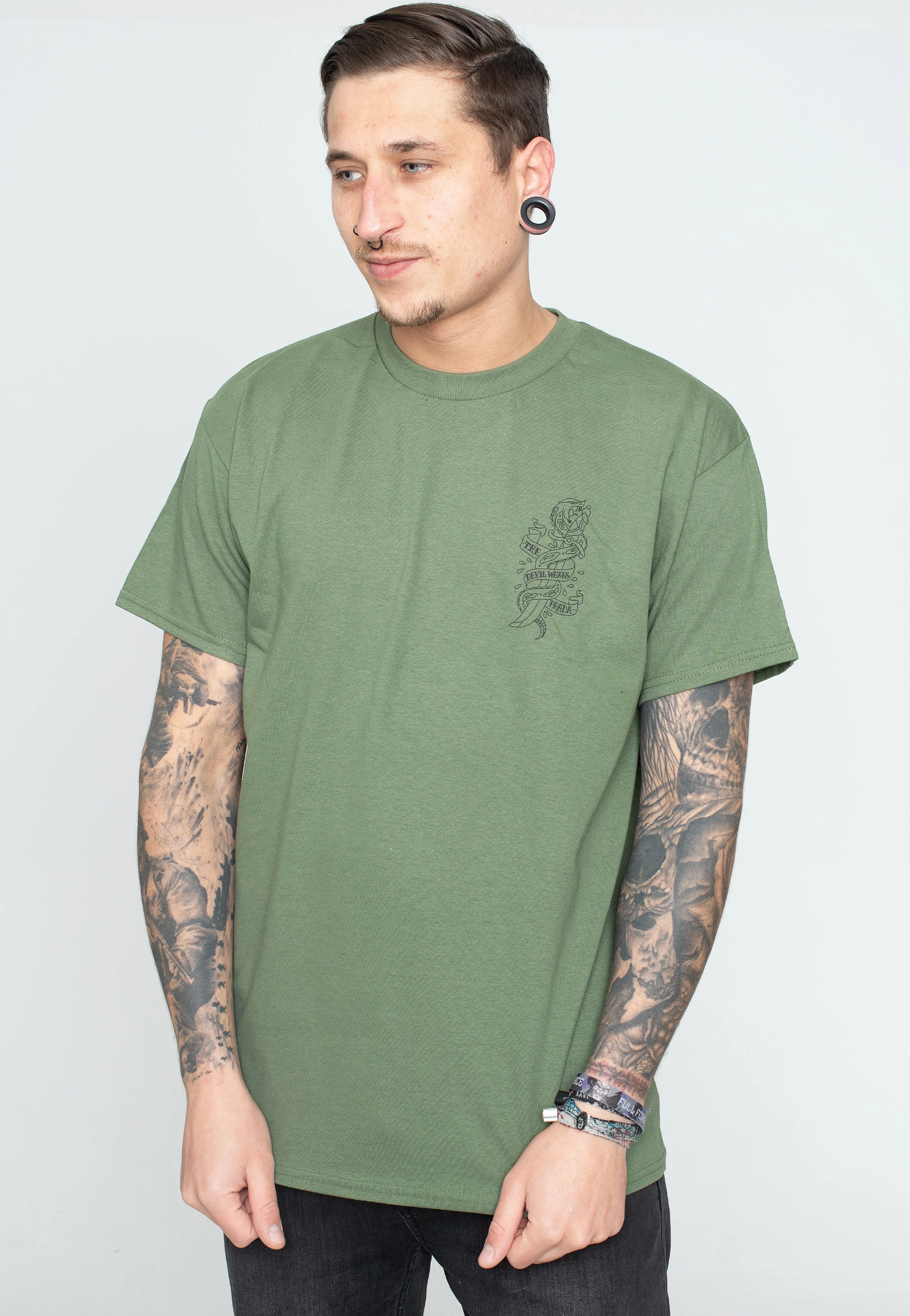 The Devil Wears Prada - Dagger Sword Military Green - T-Shirt - Image 3