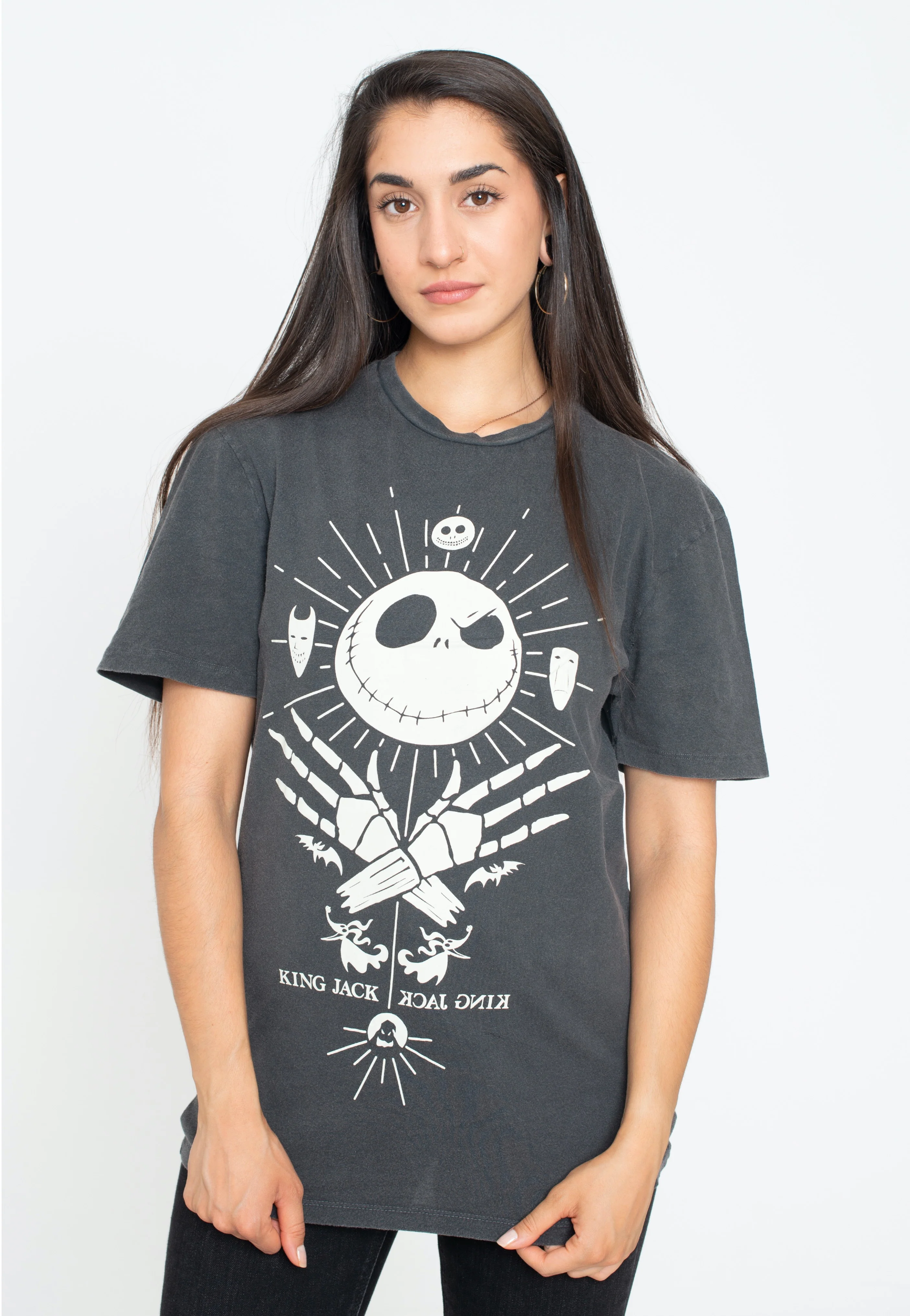 The Nightmare Before Christmas - Mystic Jack Acid Wash - T-Shirt - Image 5