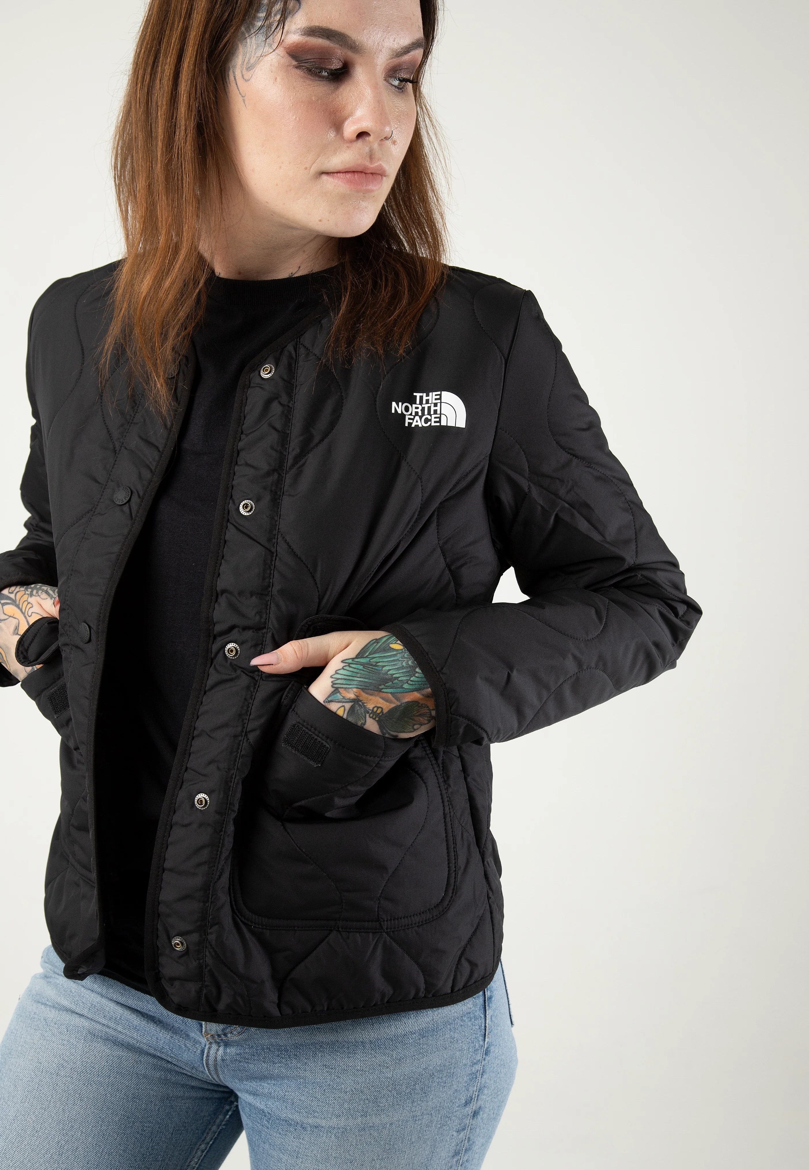 The North Face - Women’s Ampato Quilted Tnf Black - Jacket - Image 3