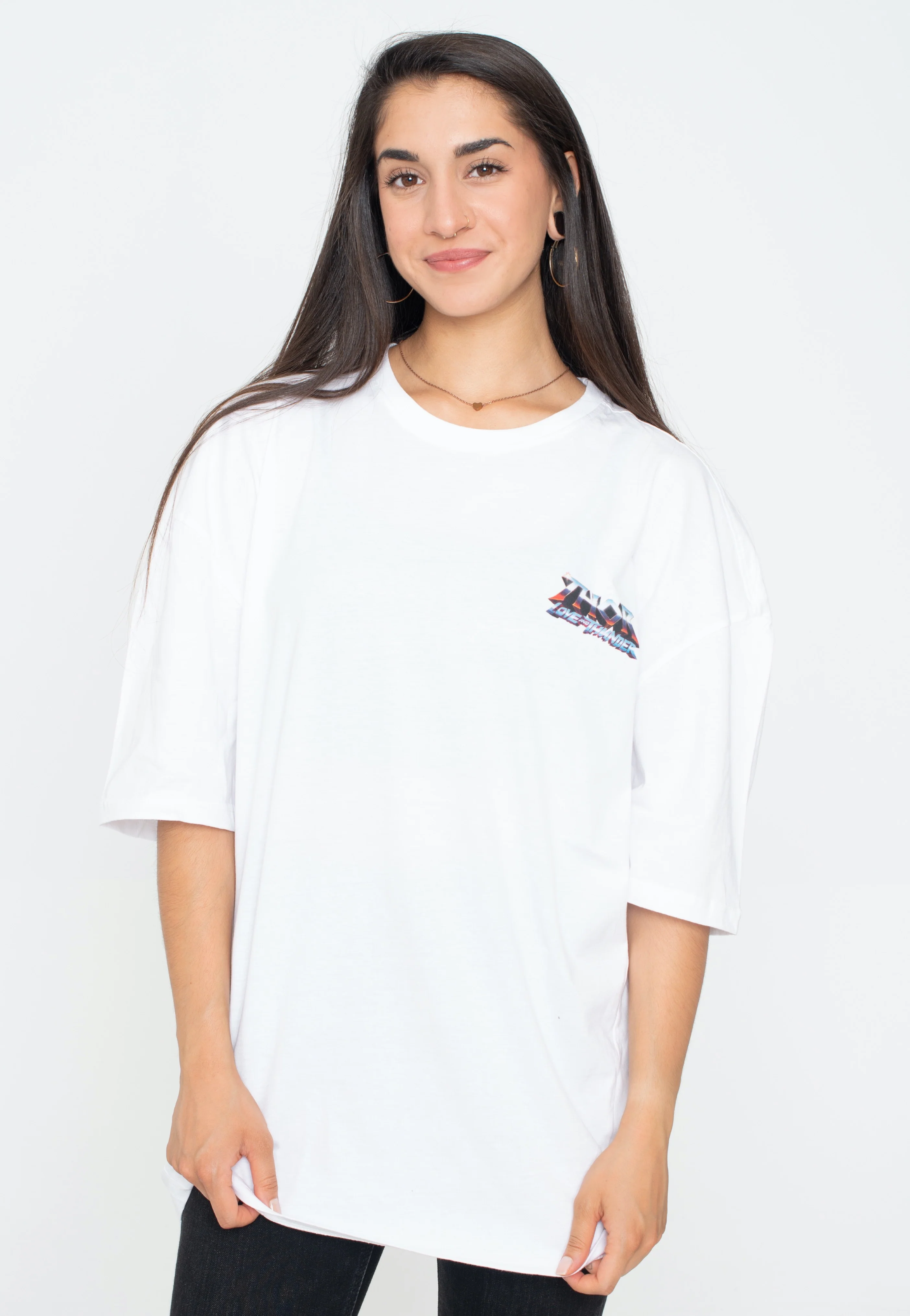 Thor - Love And Thunder: Comic Oversized White - T-Shirt - Image 5