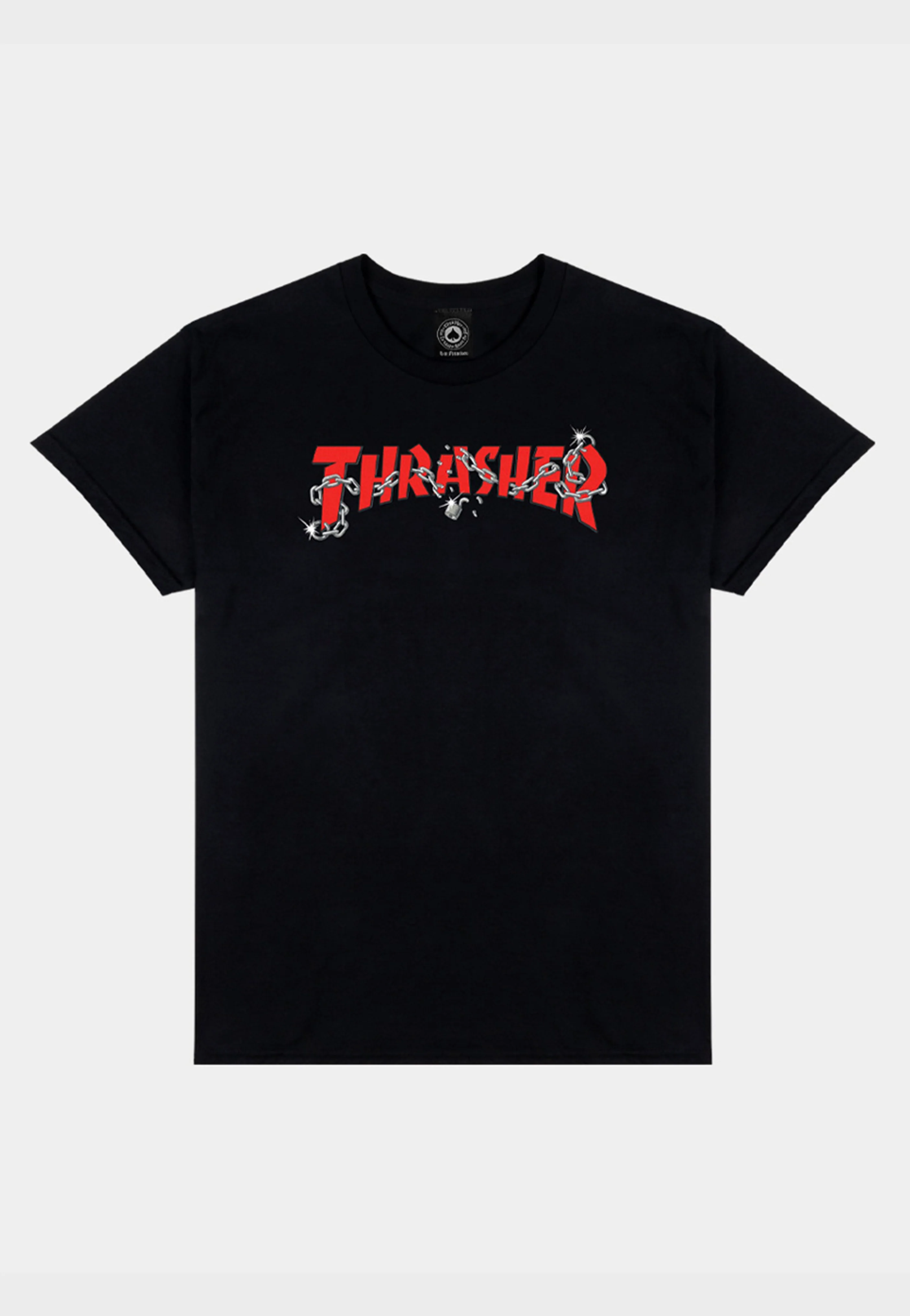 Thrasher - Chains By Daniel Shepard Black - T-Shirt - Image 3