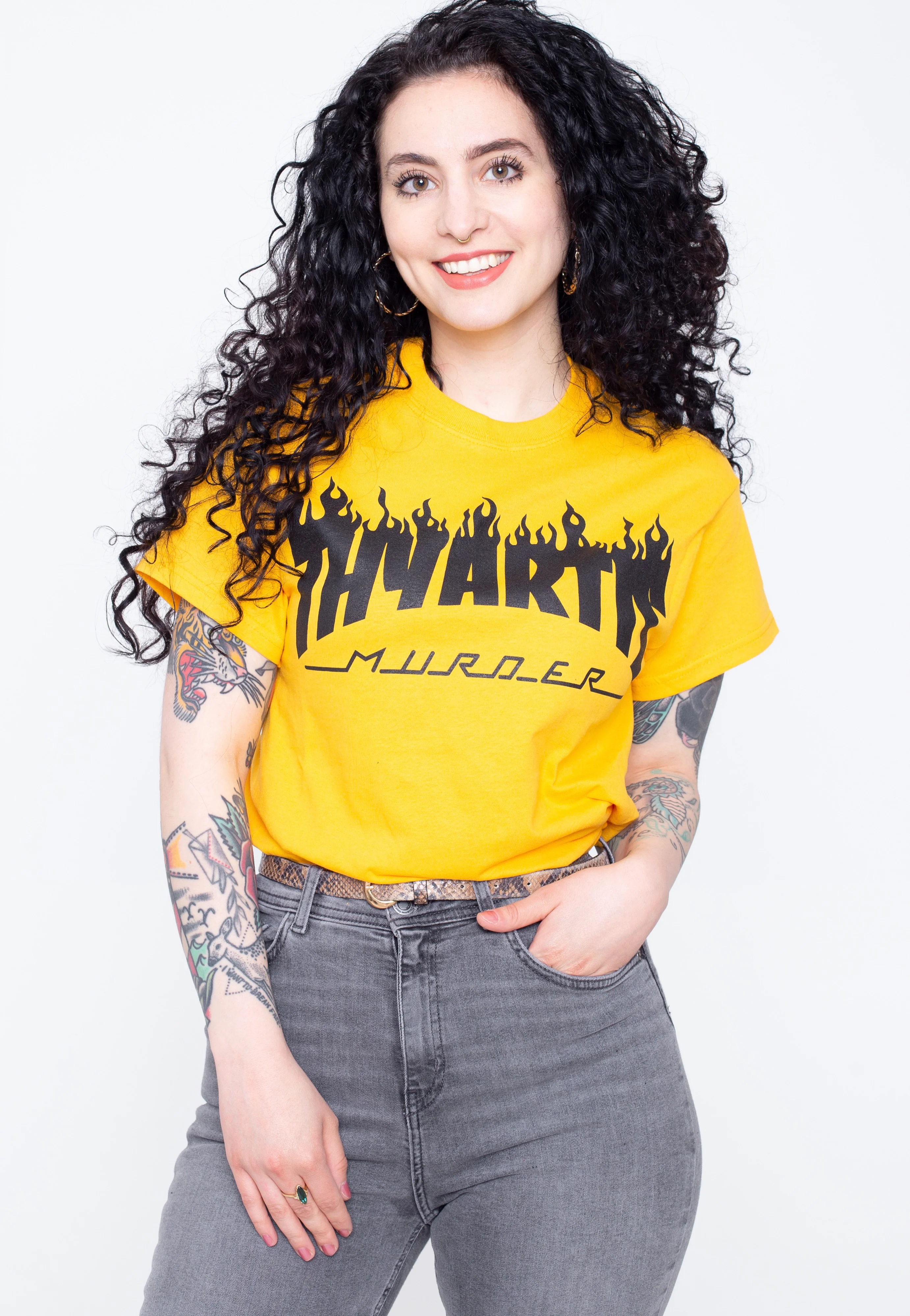 Thy Art Is Murder - Flame Logo Gold - T-Shirt - Image 5