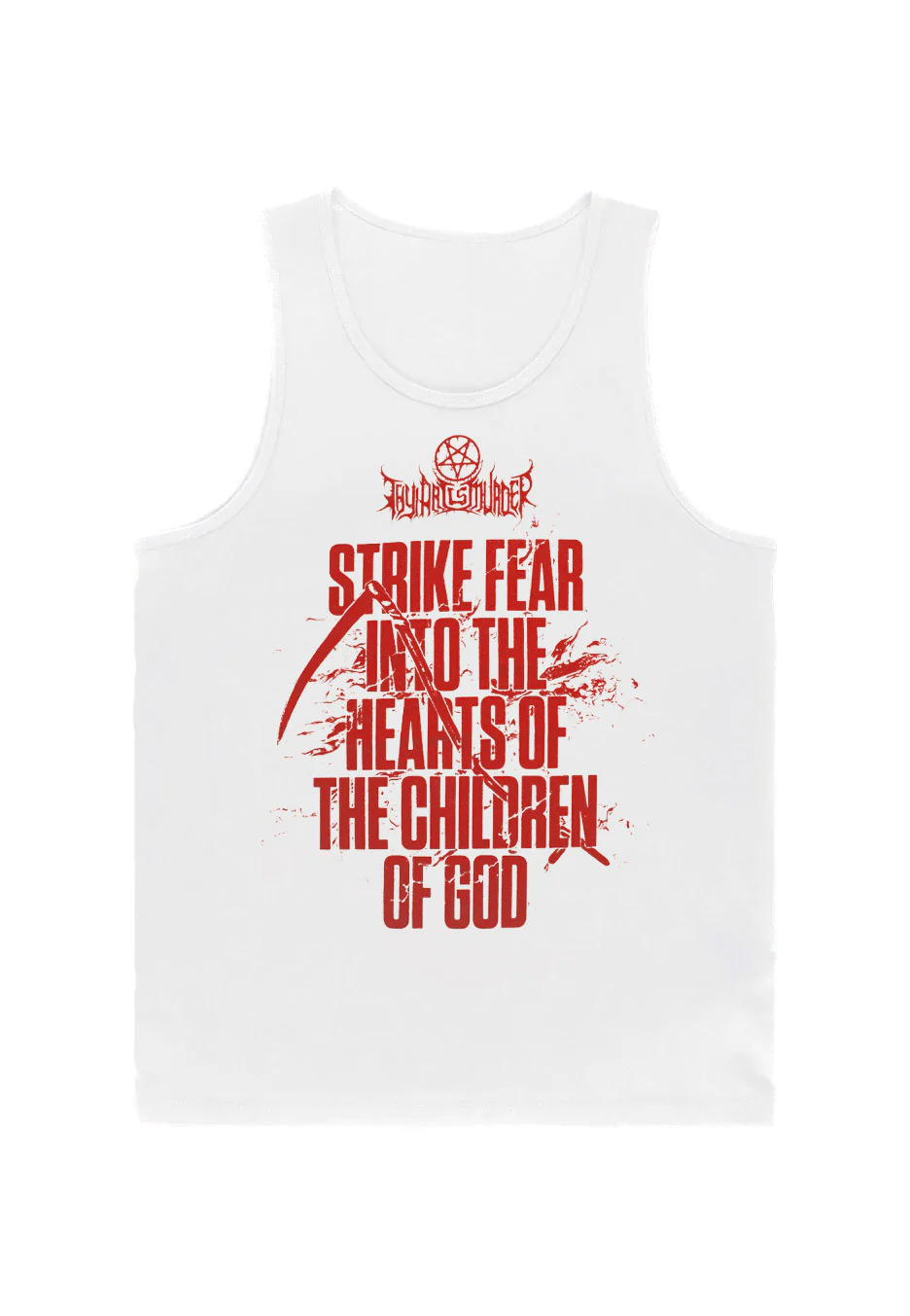Thy Art Is Murder - Strike Fear White - Tank