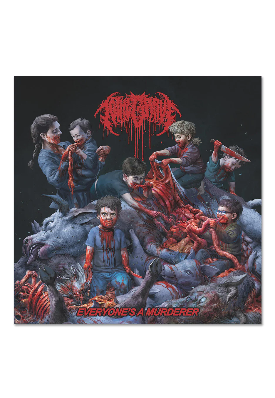 To The Grave - Everyone's A Murderer Ltd. Blood/White/Blue - Splatter Vinyl - Image 2