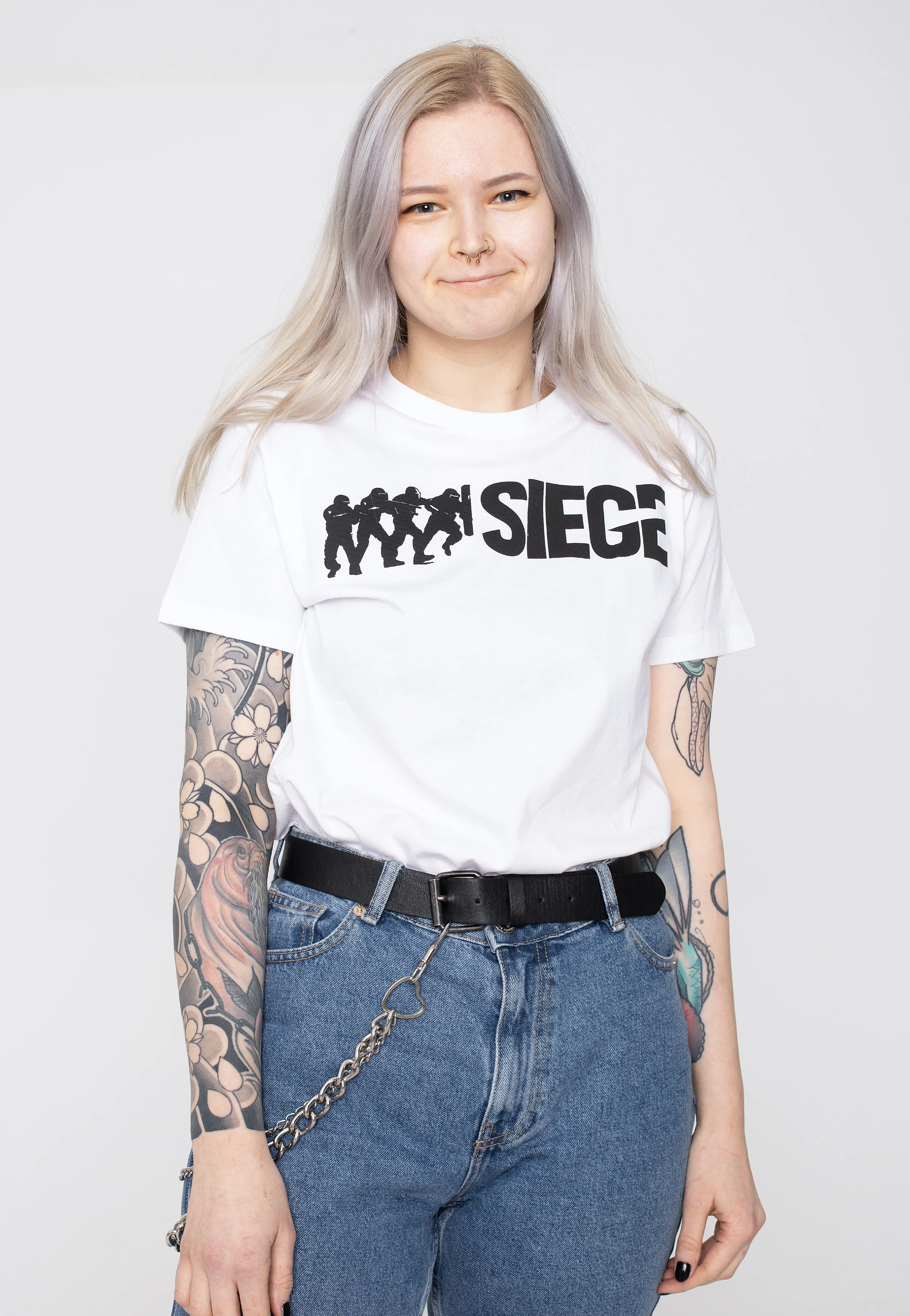 Tom Clancy's Rainbow Six Siege - Logo White - T-Shirt - Image 5