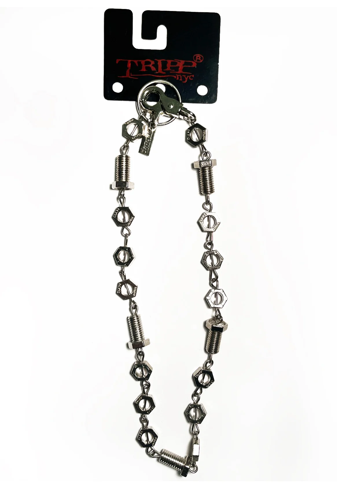 Tripp NYC - Nut & Bolt Silver - Wallet Chain - Image 2