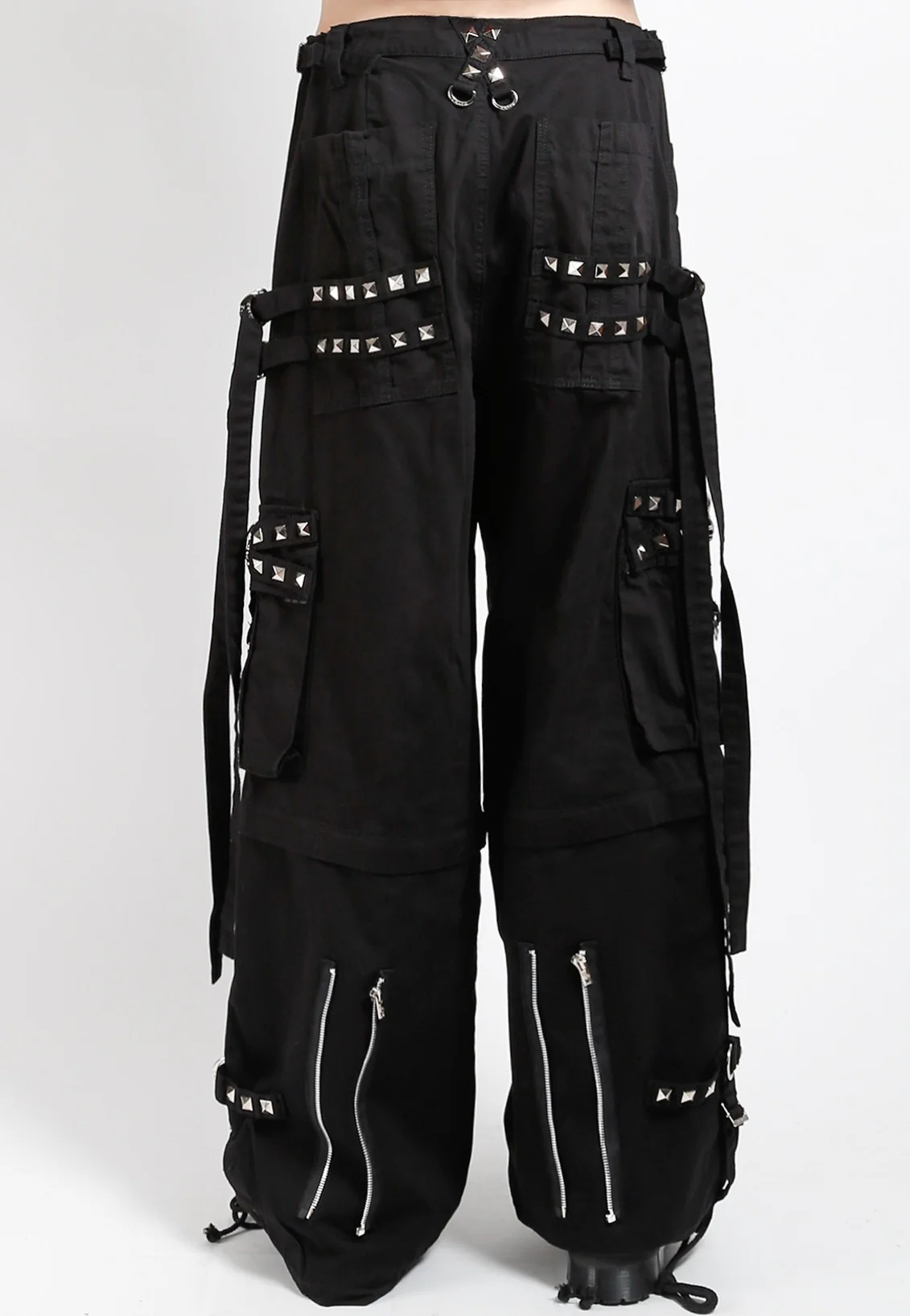 Tripp NYC - Stud Zip Off Cargo Black - Pants - Image 3