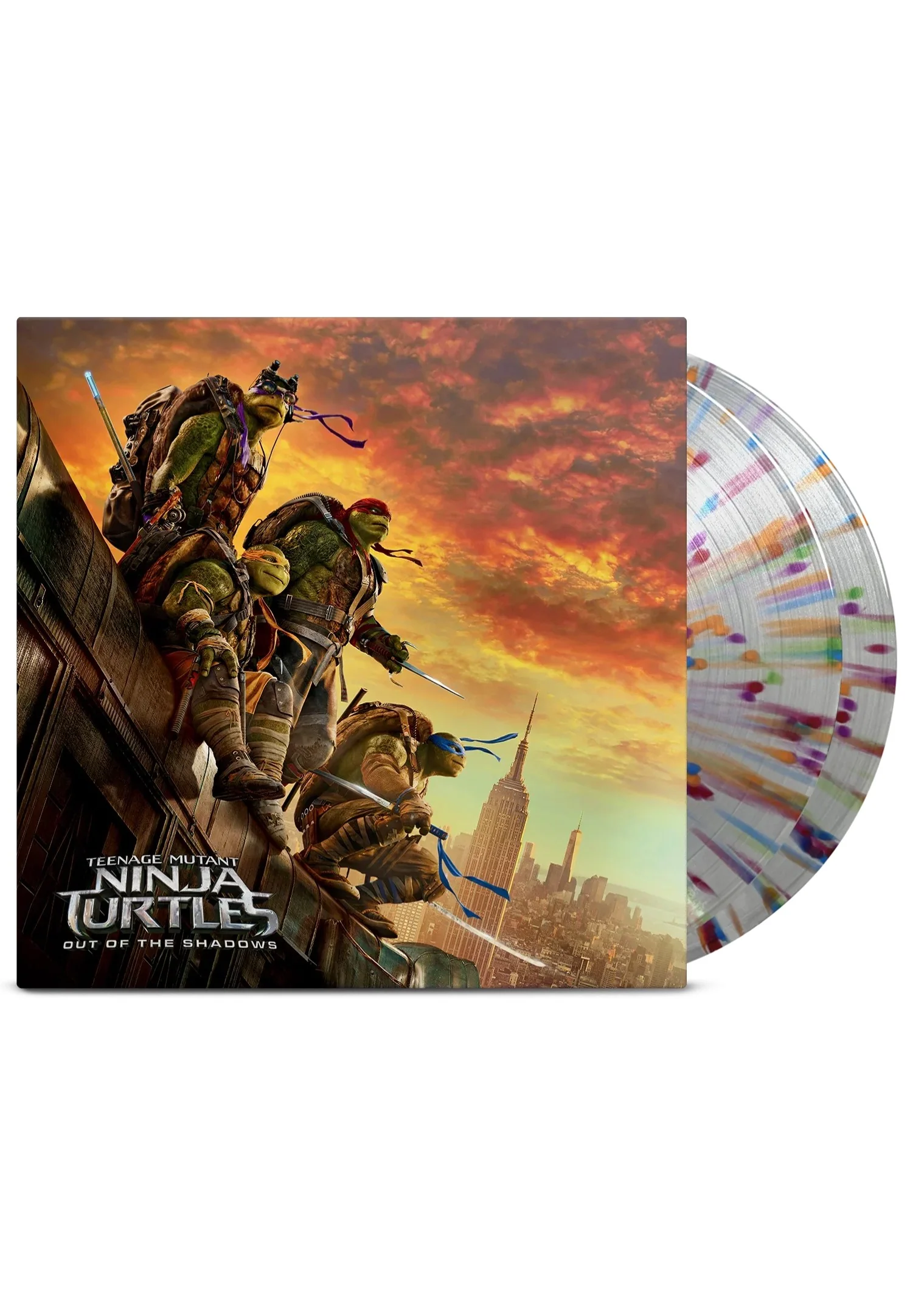 Turtles - Teenage Mutant Ninja Turtles: Out Of The Shadows Ltd. Clear w/ Multicolor - Splattered 2 Vinyl